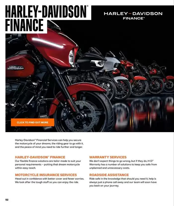 Harley Davidson 2025 Brochure from February 6 to February 6 2026 - flyer page 52