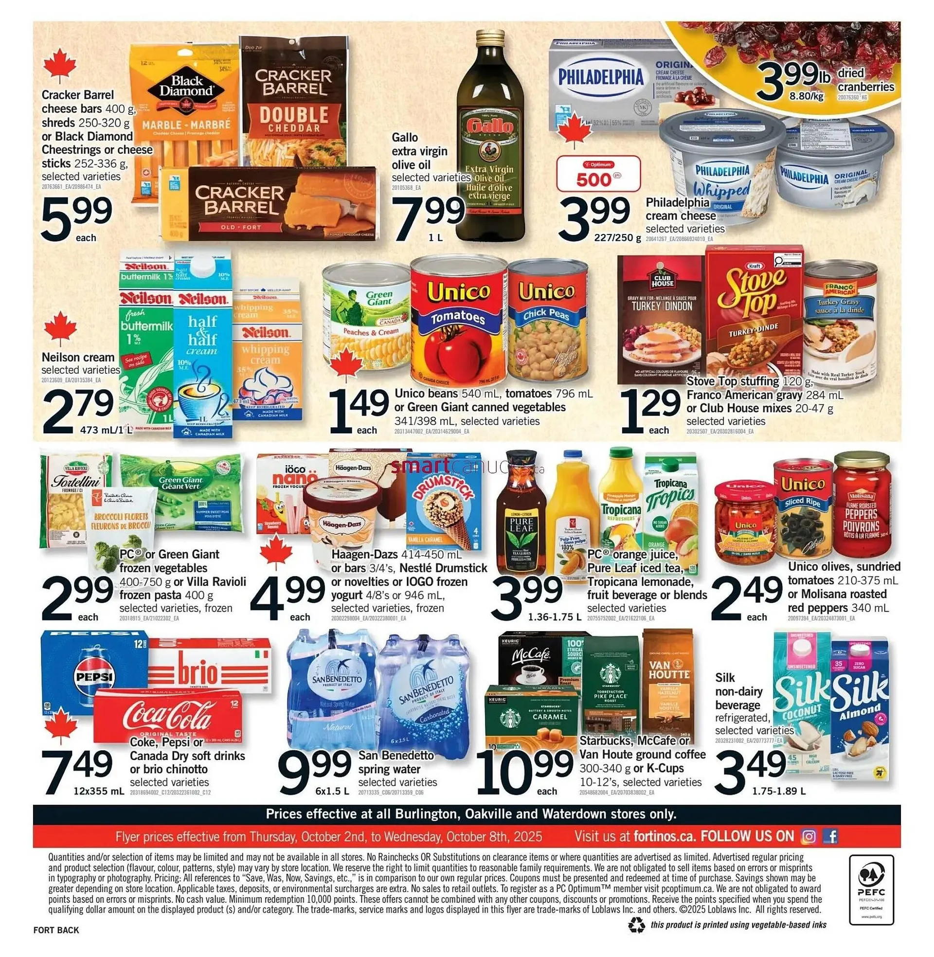 Fortinos flyer from October 2 to October 8 2025 - flyer page 2