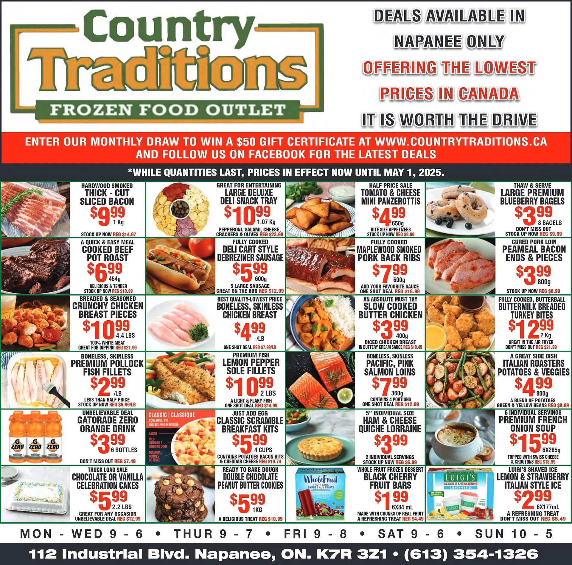 Country Traditions flyer from April 24 to April 30 2025 - flyer page 1