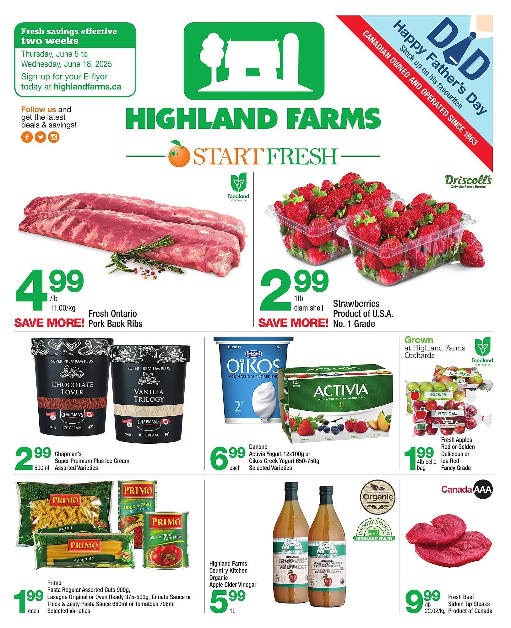 Highland Farms flyer - 1