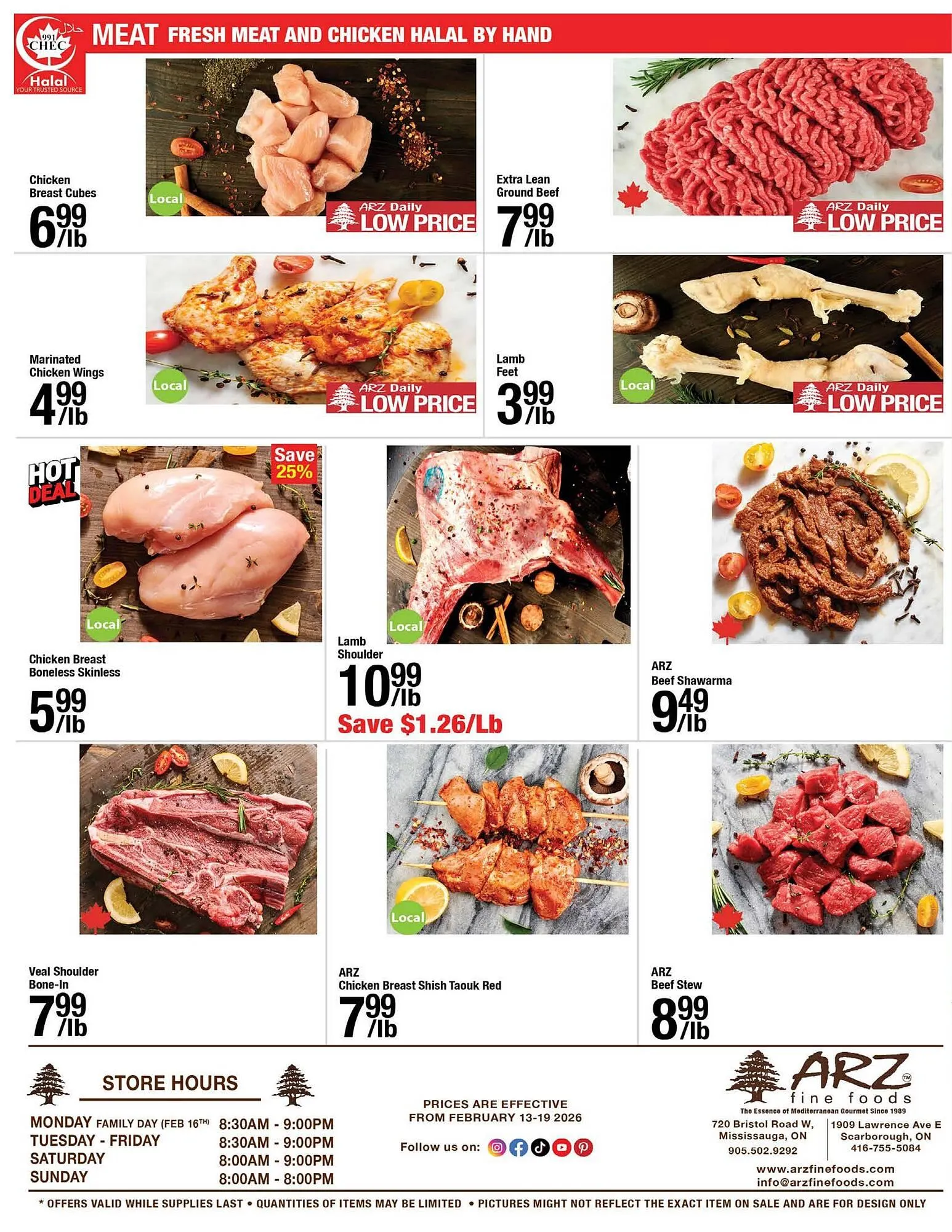 Arz Fine Foods flyer from February 13 to February 19 2026 - flyer page 8