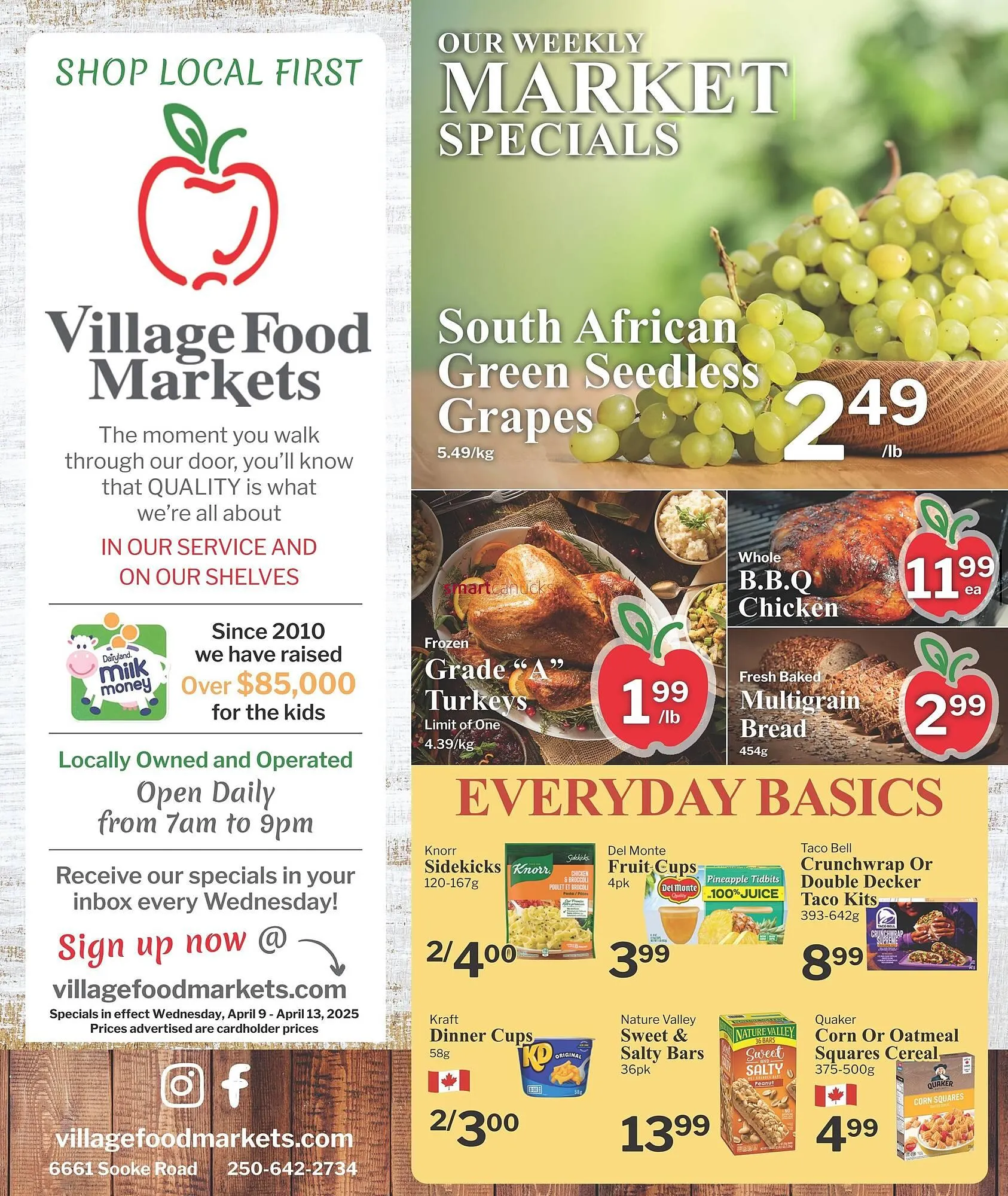 Village Food Markets flyer - 1
