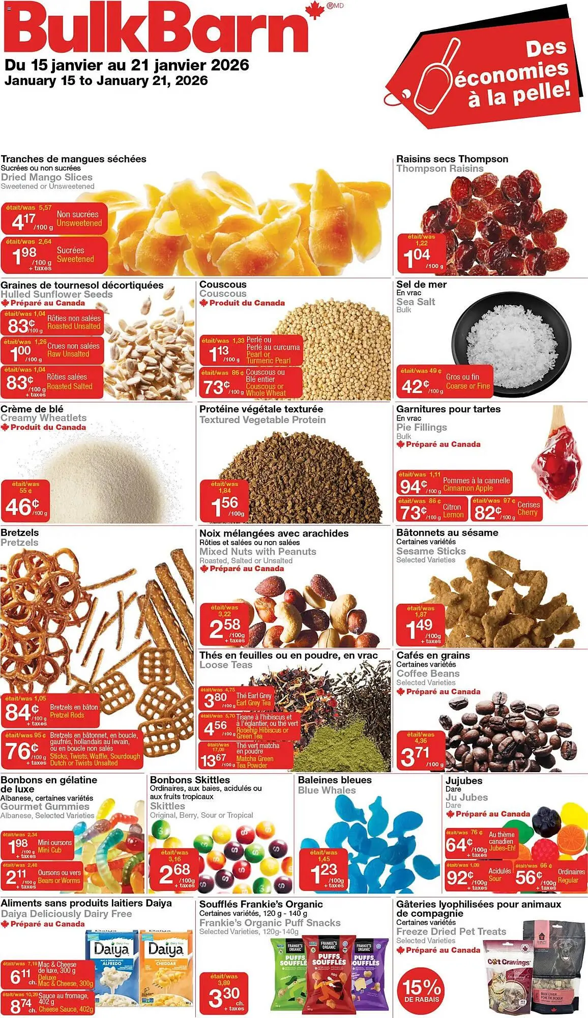 Bulk Barn flyer from January 15 to January 22 2026 - flyer page 1