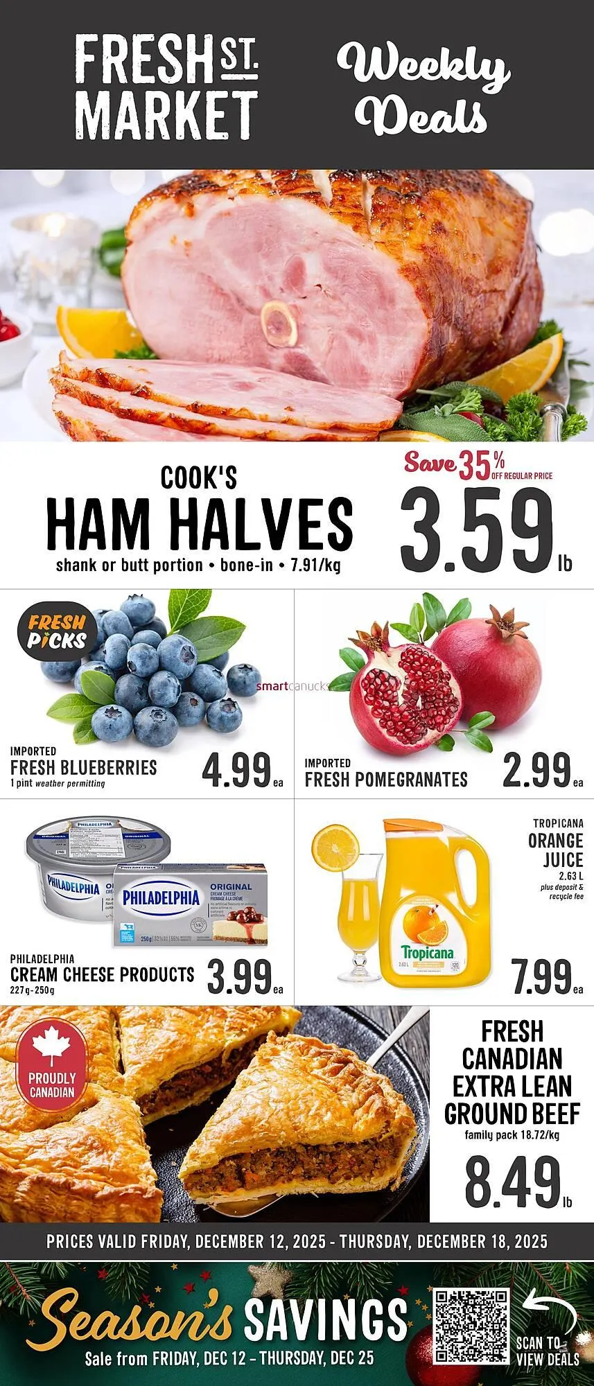 Fresh St Market flyer from December 11 to December 17 2025 - flyer page 1