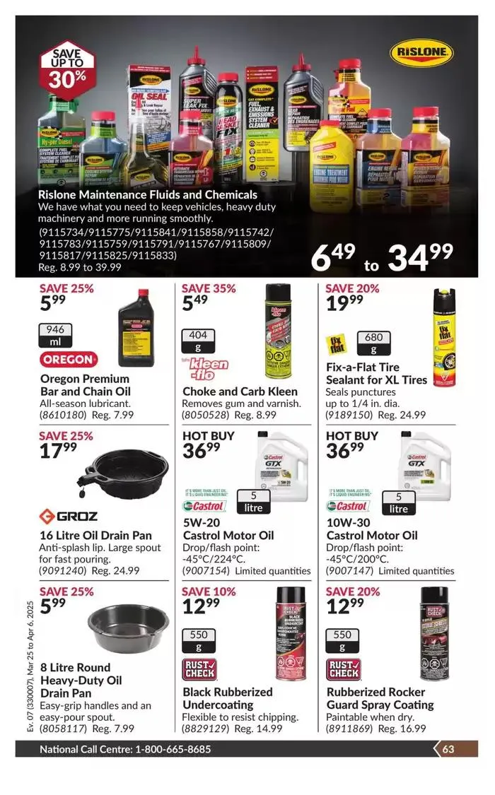 National Sale from March 25 to April 6 2025 - flyer page 68
