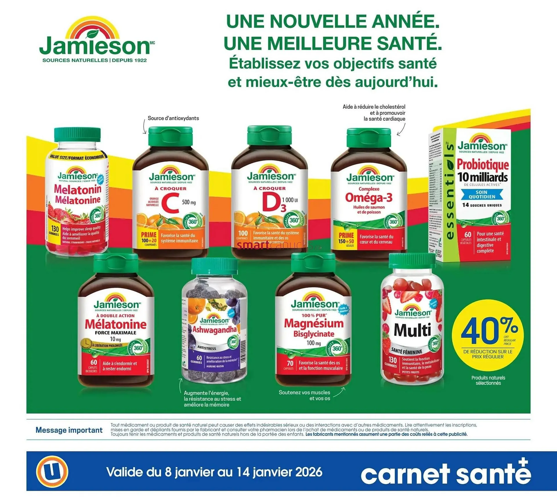 Uniprix flyer from January 8 to January 14 2026 - flyer page 10