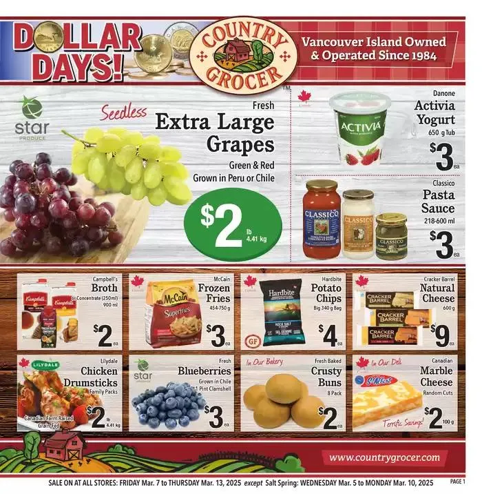 Discover attractive offers from March 7 to March 13 2025 - flyer page 1