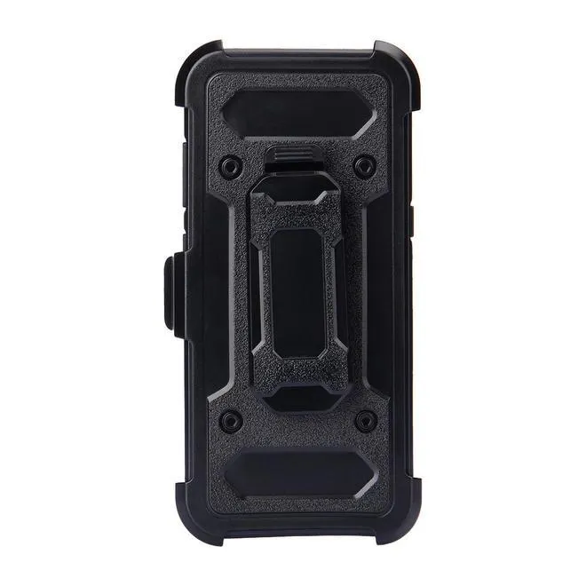 Galaxy S8 Plus Transformer Holster Cover Case - Black - PrimeCables®