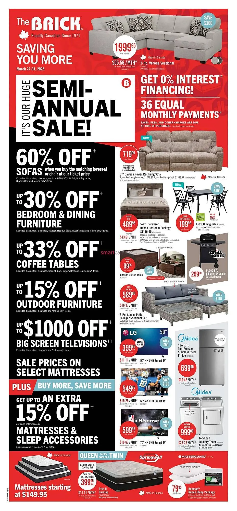 The Brick flyer from March 27 to April 9 2025 - flyer page 1