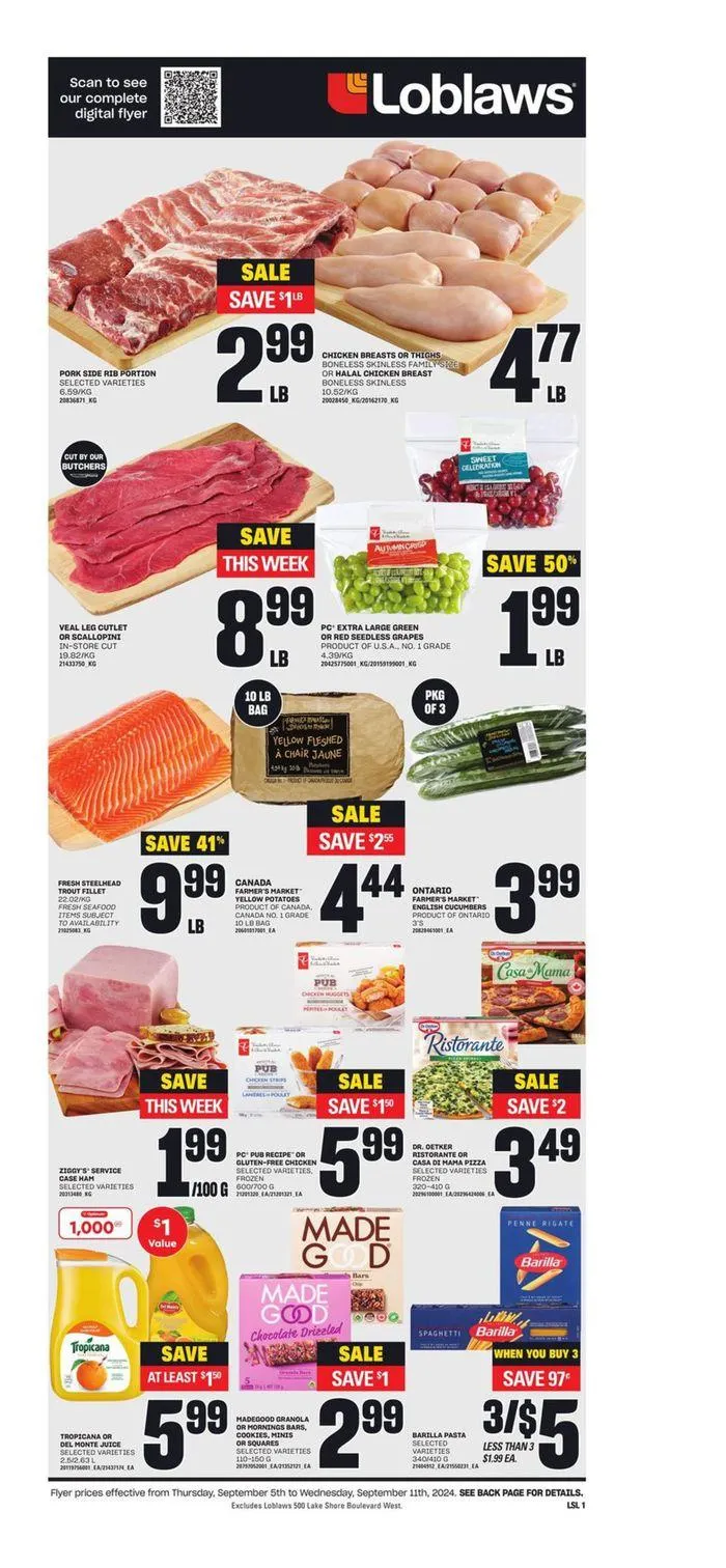 Current deals and offers from September 5 to September 11 2024 - flyer page 4