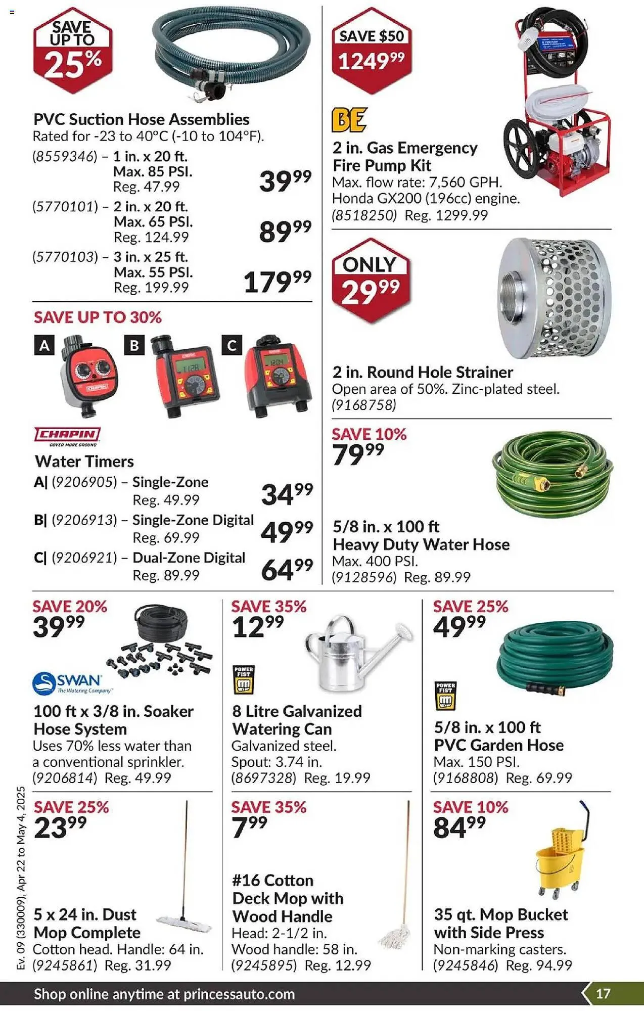 Princess Auto flyer from April 22 to May 4 2025 - flyer page 22