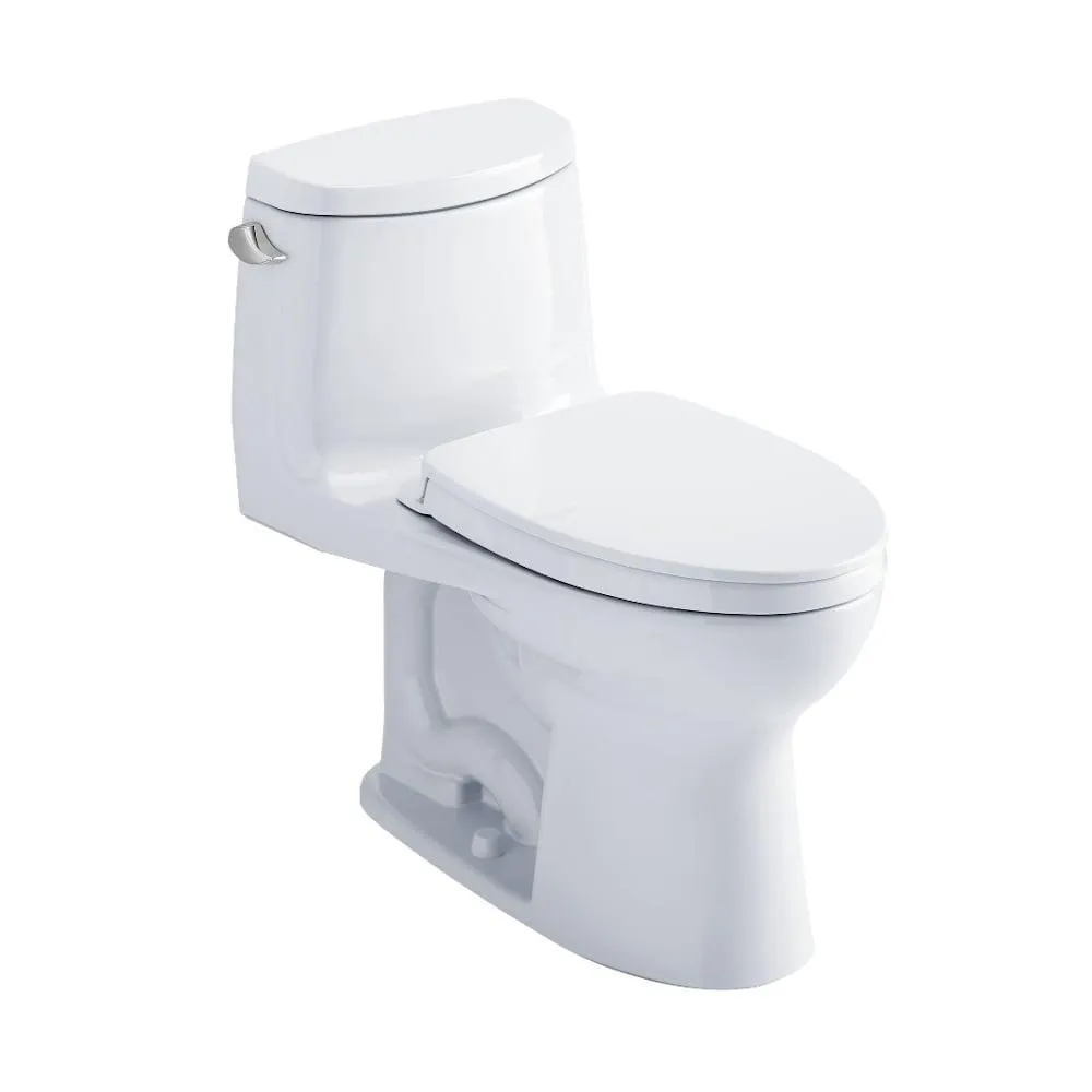 UltraMax II 1-Piece Elongated 1.28 GPF Toilet in Colonial White