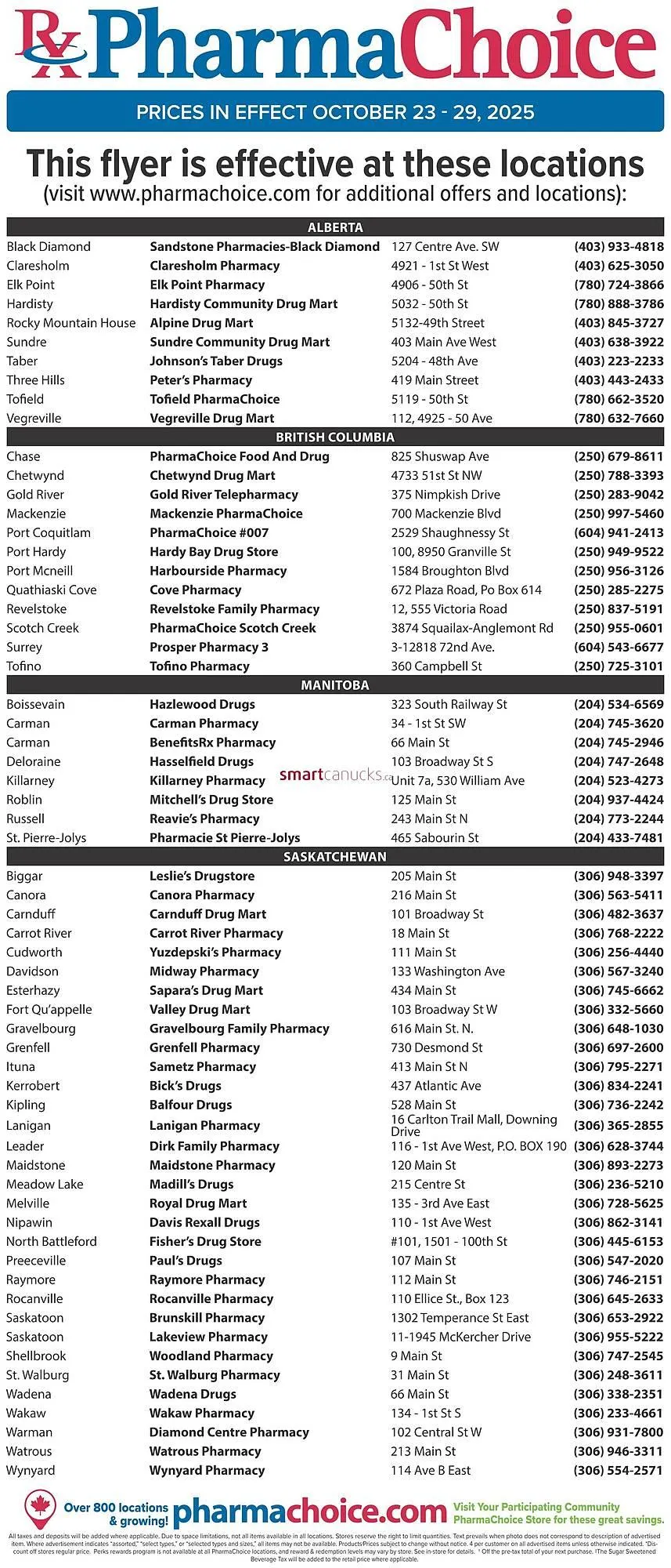 PharmaChoice flyer from October 23 to October 29 2025 - flyer page 8