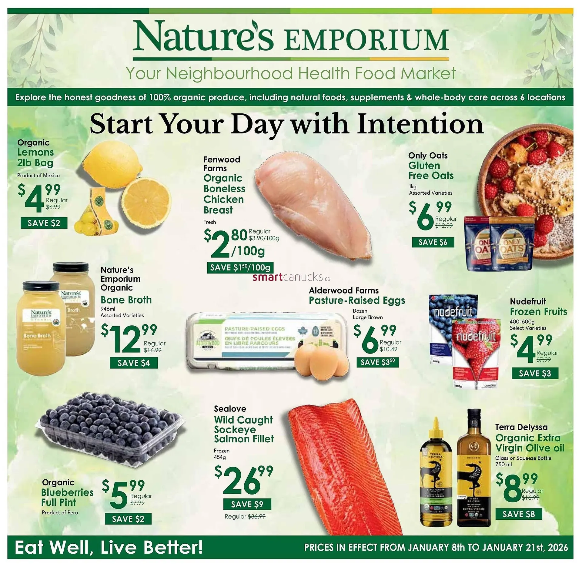 Nature's Emporium flyer from January 8 to January 21 2026 - flyer page 1