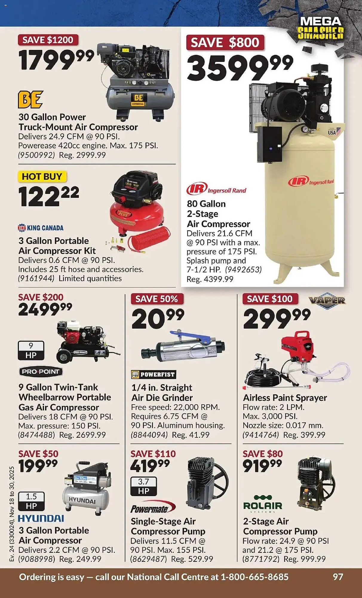 Princess Auto flyer from November 18 to December 1 2025 - flyer page 110
