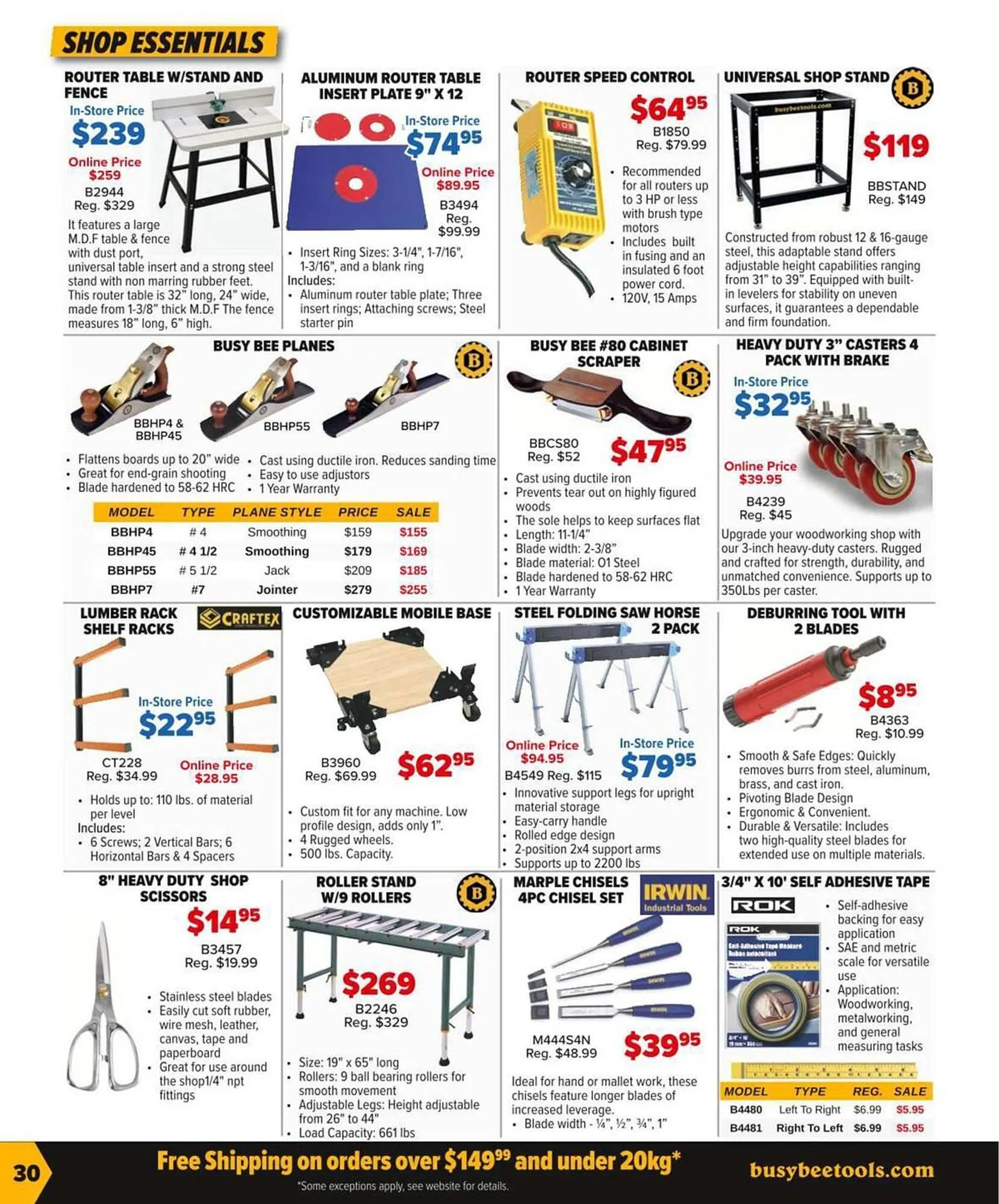 Busy Bee Tools flyer from January 19 to March 28 2026 - flyer page 30