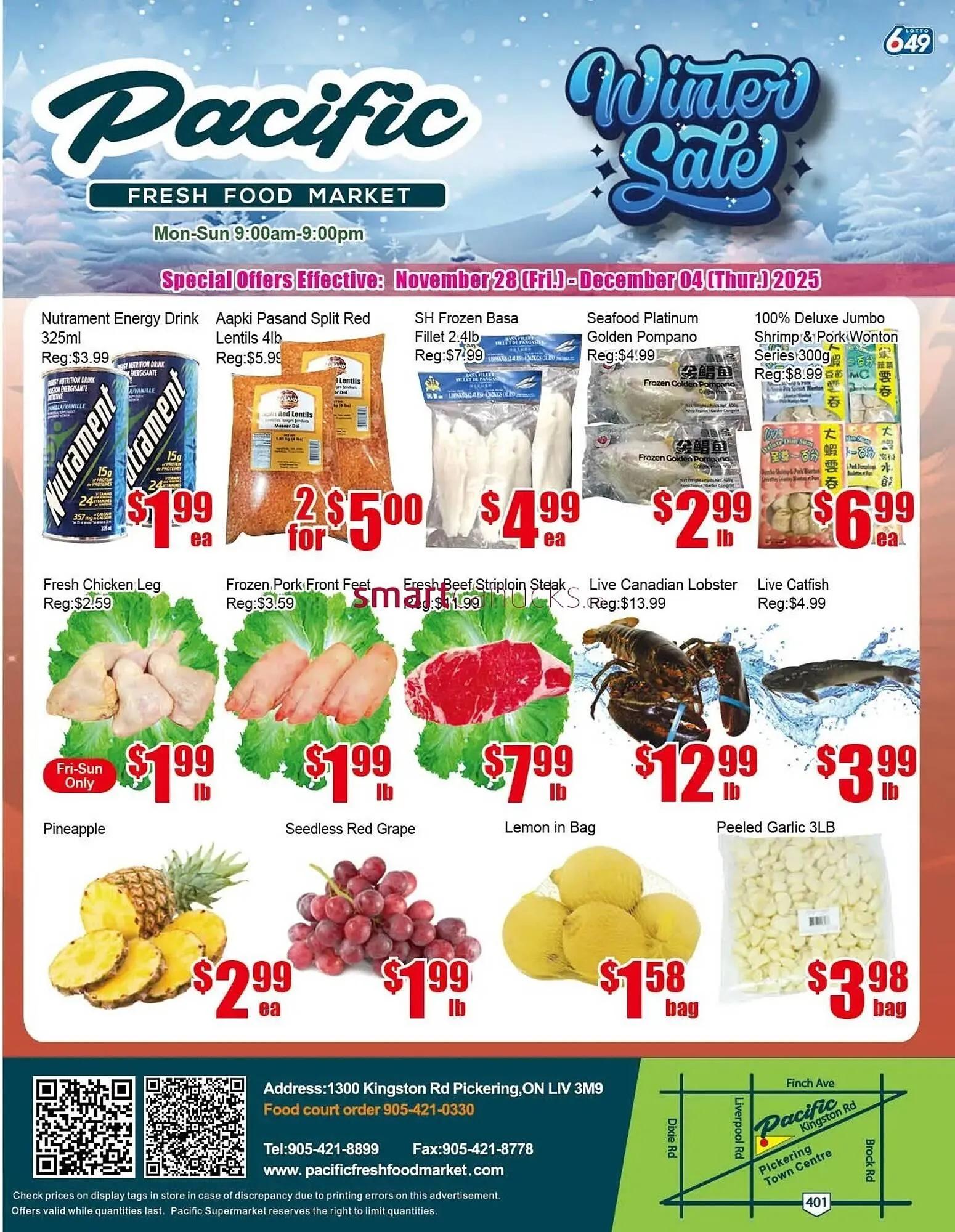 New Pacific Supermarket flyer - 1