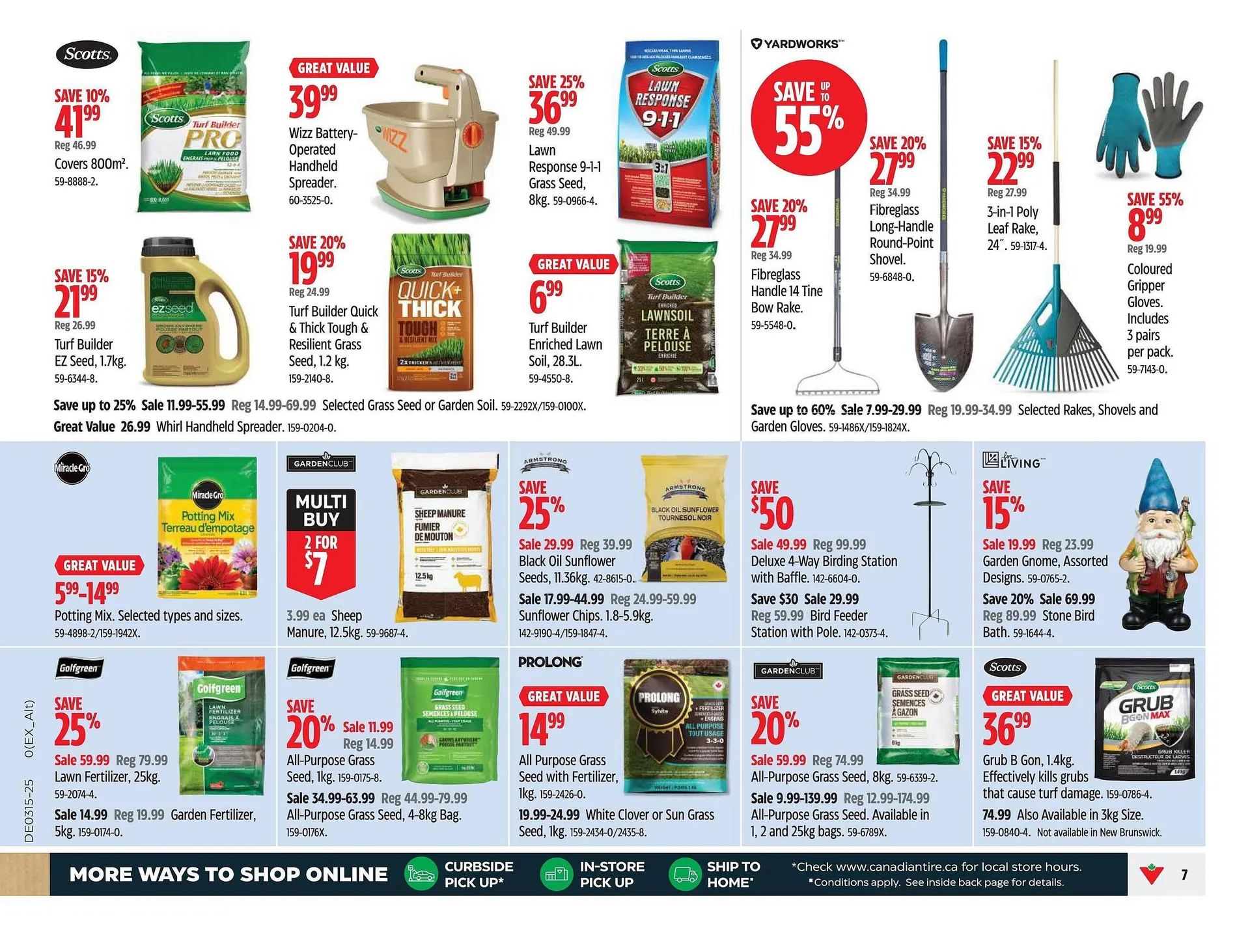 Canadian Tire flyer from April 3 to April 9 2025 - flyer page 7