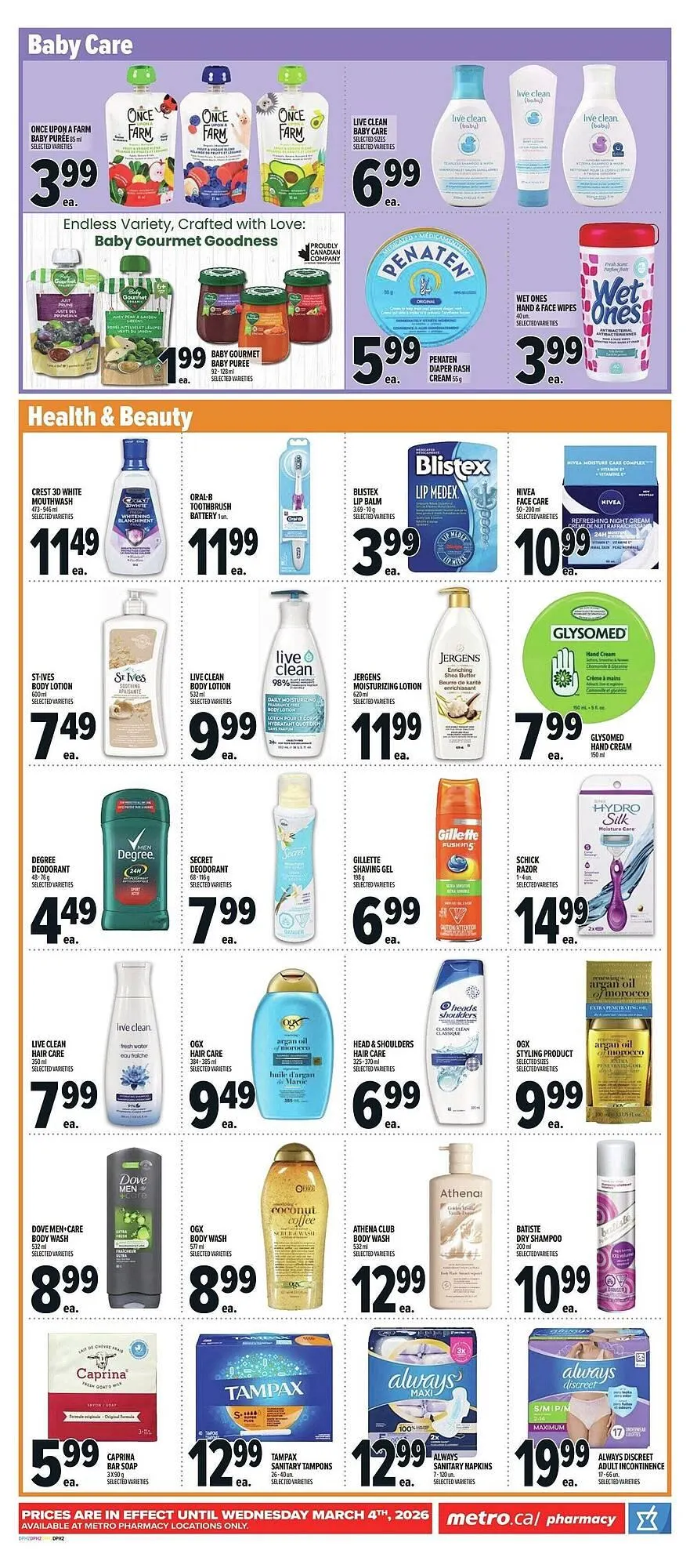 Metro flyer from February 4 to February 11 2026 - flyer page 21