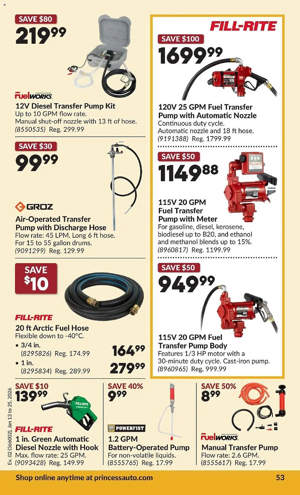 Princess Auto flyer from January 13 to January 25 2026 - flyer page 59