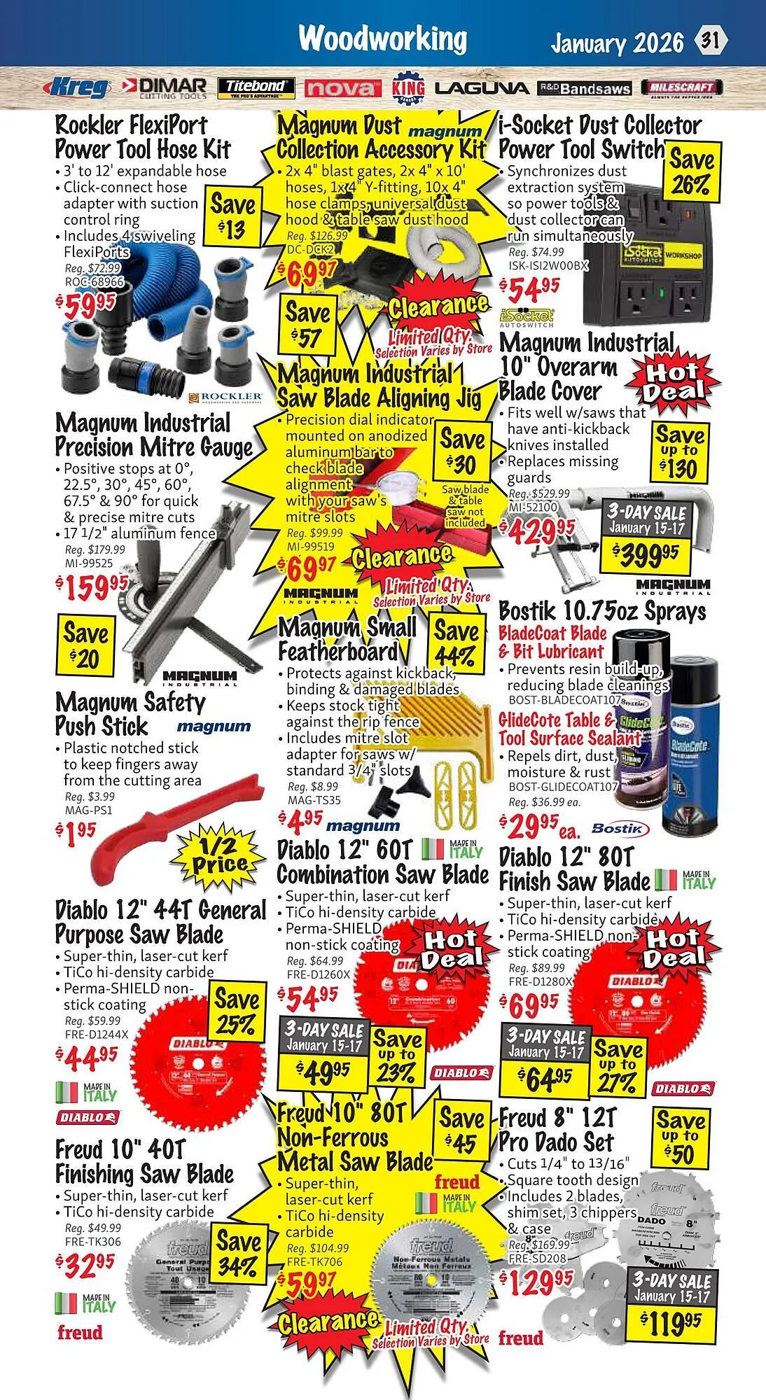KMS Tools flyer from January 1 to January 31 2026 - flyer page 31