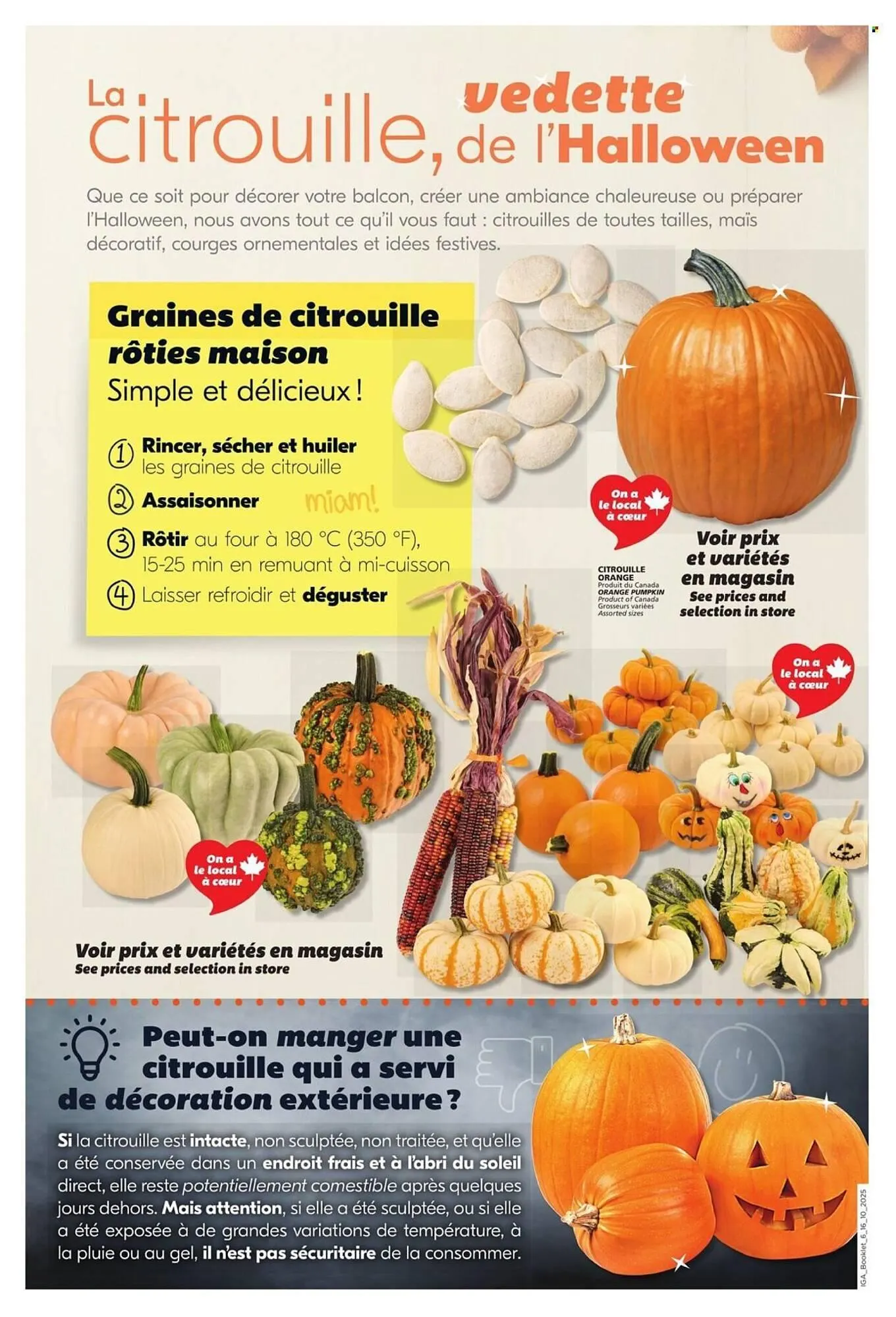 IGA flyer from October 23 to October 29 2025 - flyer page 6