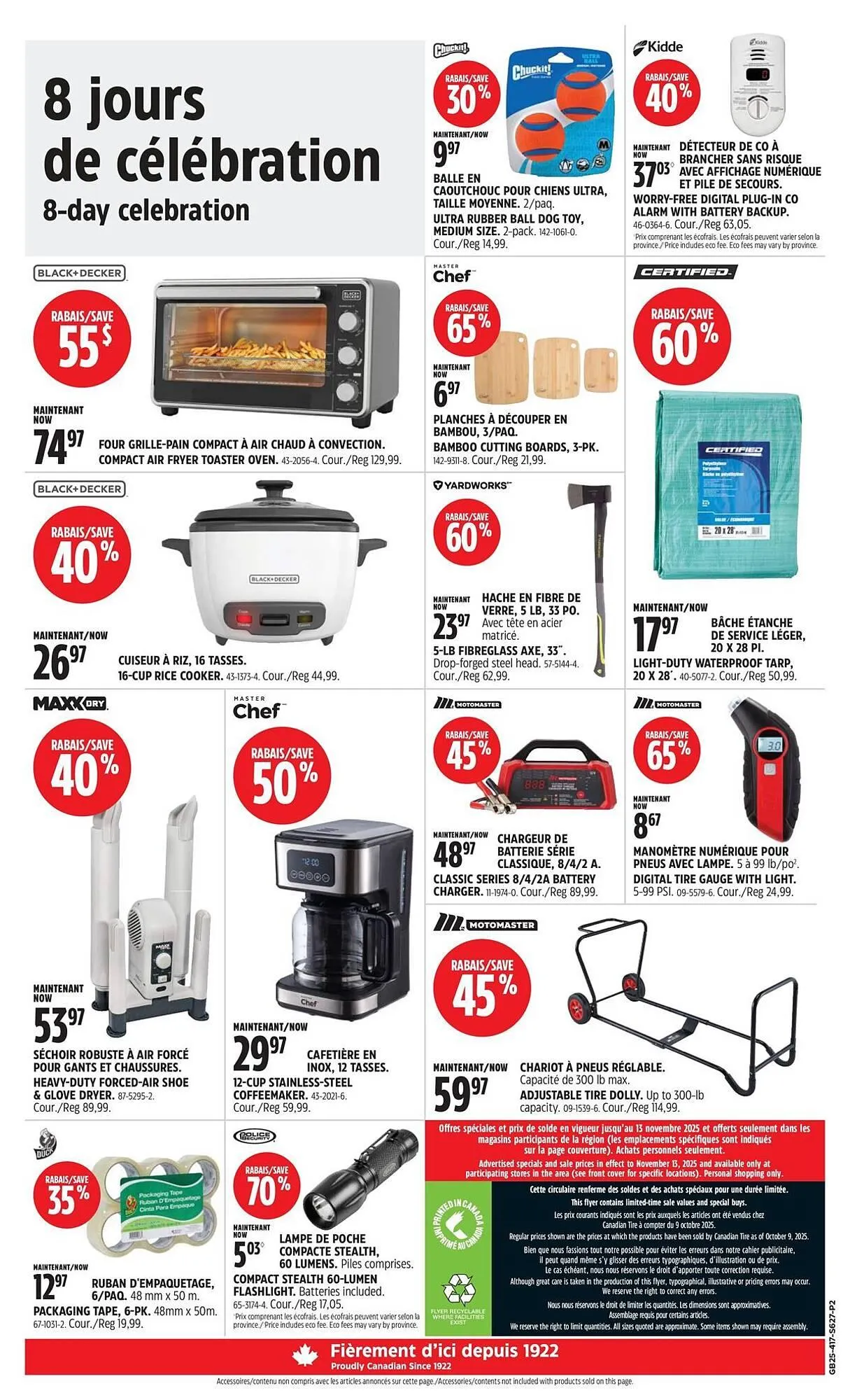 Canadian Tire flyer from November 6 to November 8 2025 - flyer page 2