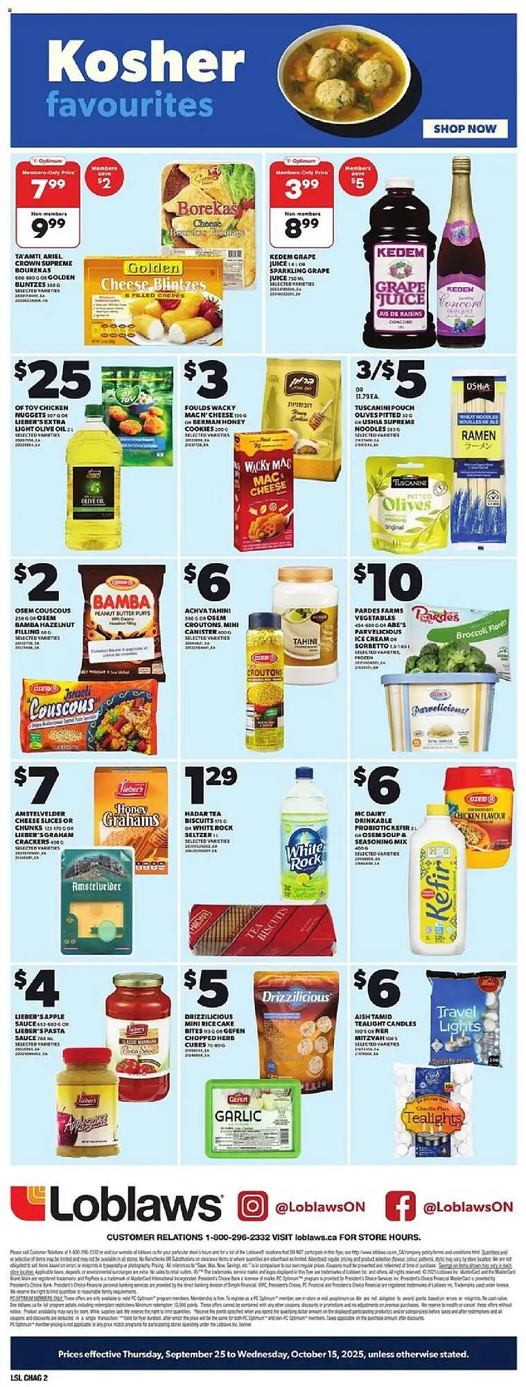 Loblaws flyer from September 25 to October 15 2025 - flyer page 2