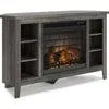 Arlenbry Entertainment Unit with Fireplace - Gray