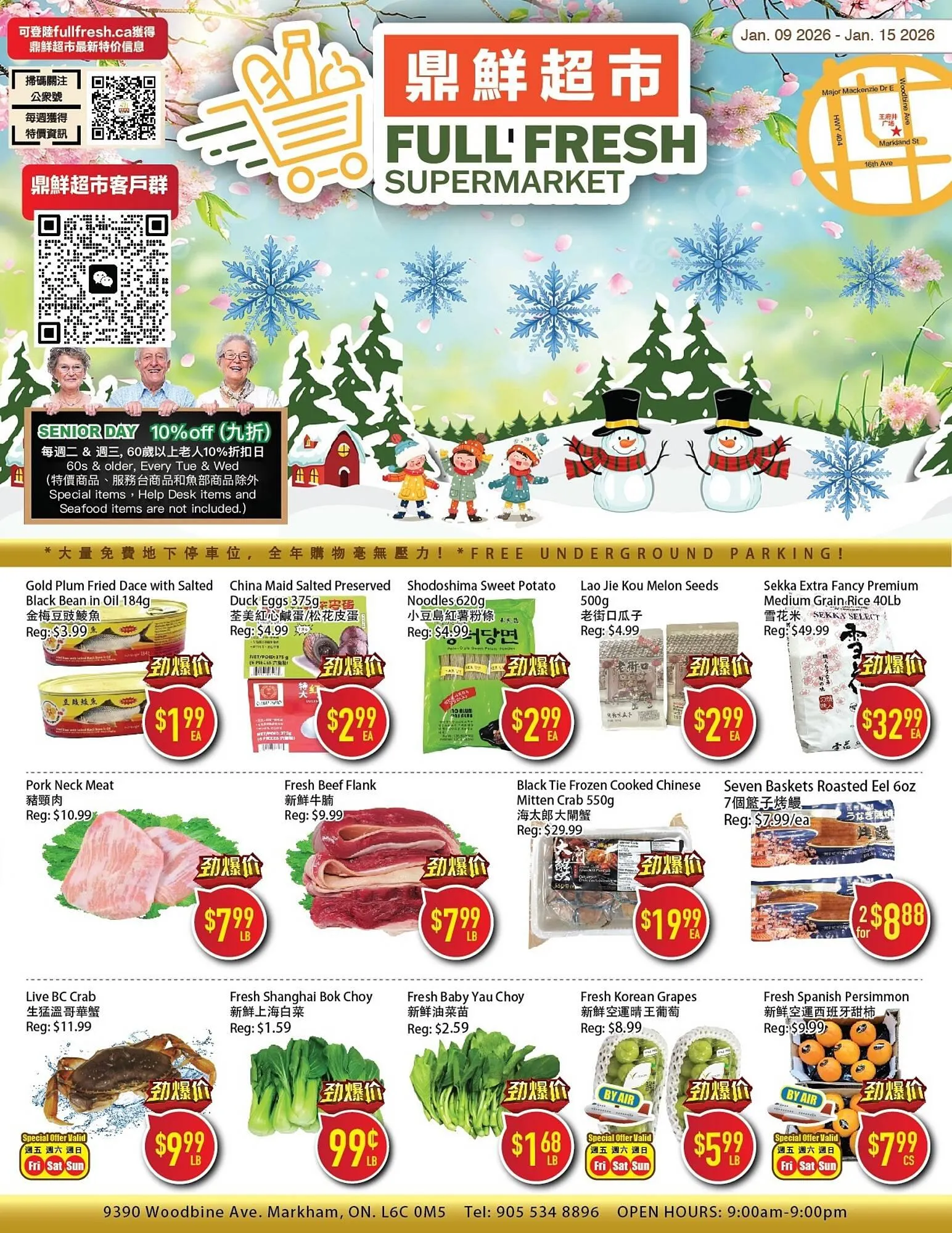 Full Fresh Supermarket flyer from January 9 to January 15 2026 - flyer page 1