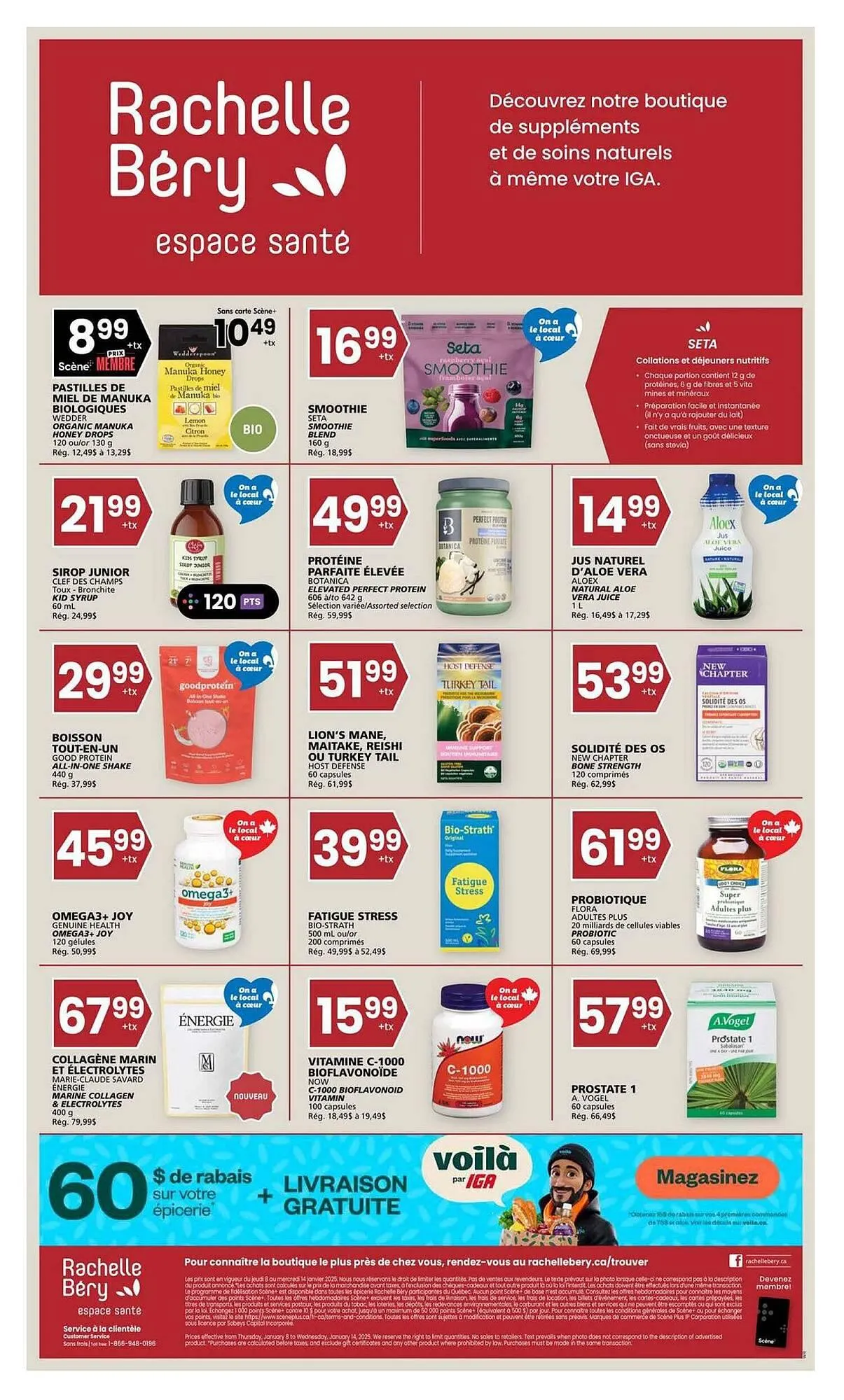 Rachelle-Bery Pharmacy flyer from January 8 to January 15 2026 - flyer page 1
