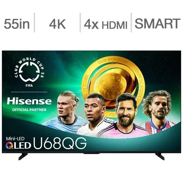 Hisense 55" Class - U68QG Series - 4K QLED Mini LED TV