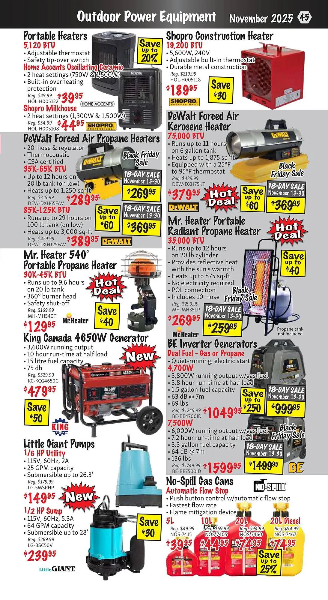 KMS Tools flyer from November 1 to November 30 2025 - flyer page 45