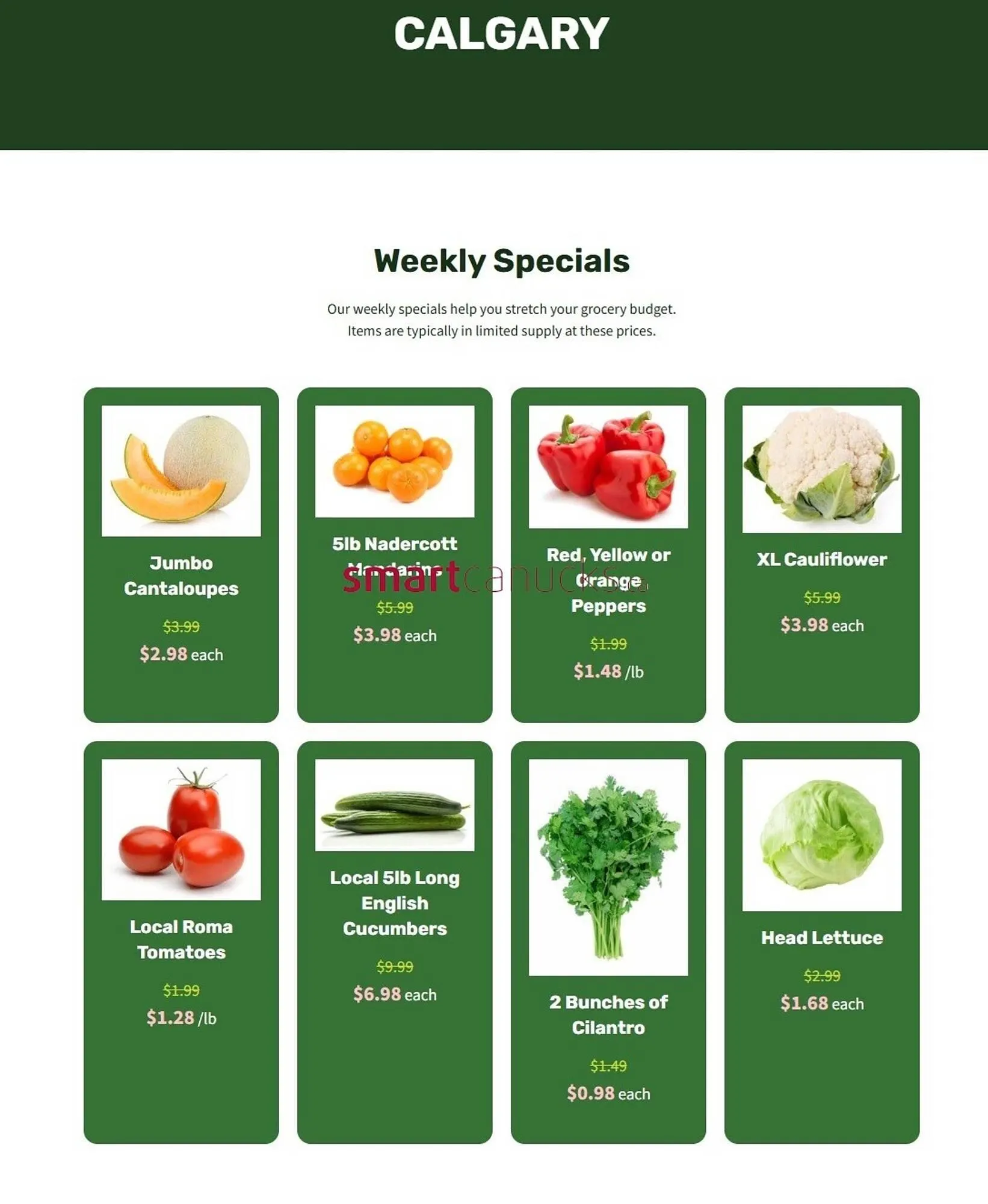 H&W Produce flyer - 1