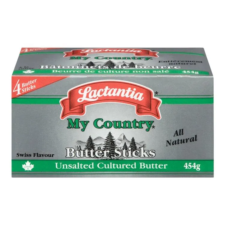 Lactantia Unsalted Butter Sticks - 4x113 g