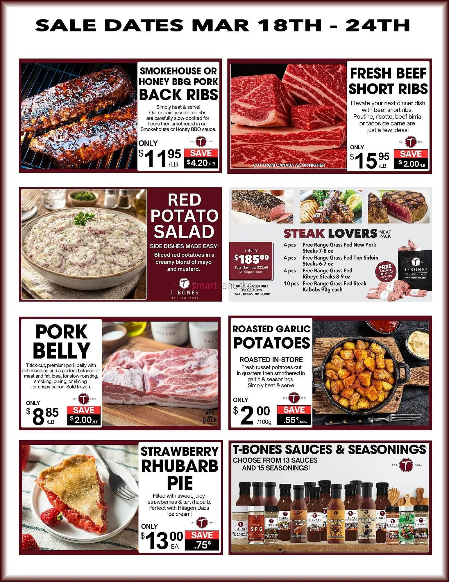T-Bone's flyer from March 18 to March 24 2026 - flyer page 1