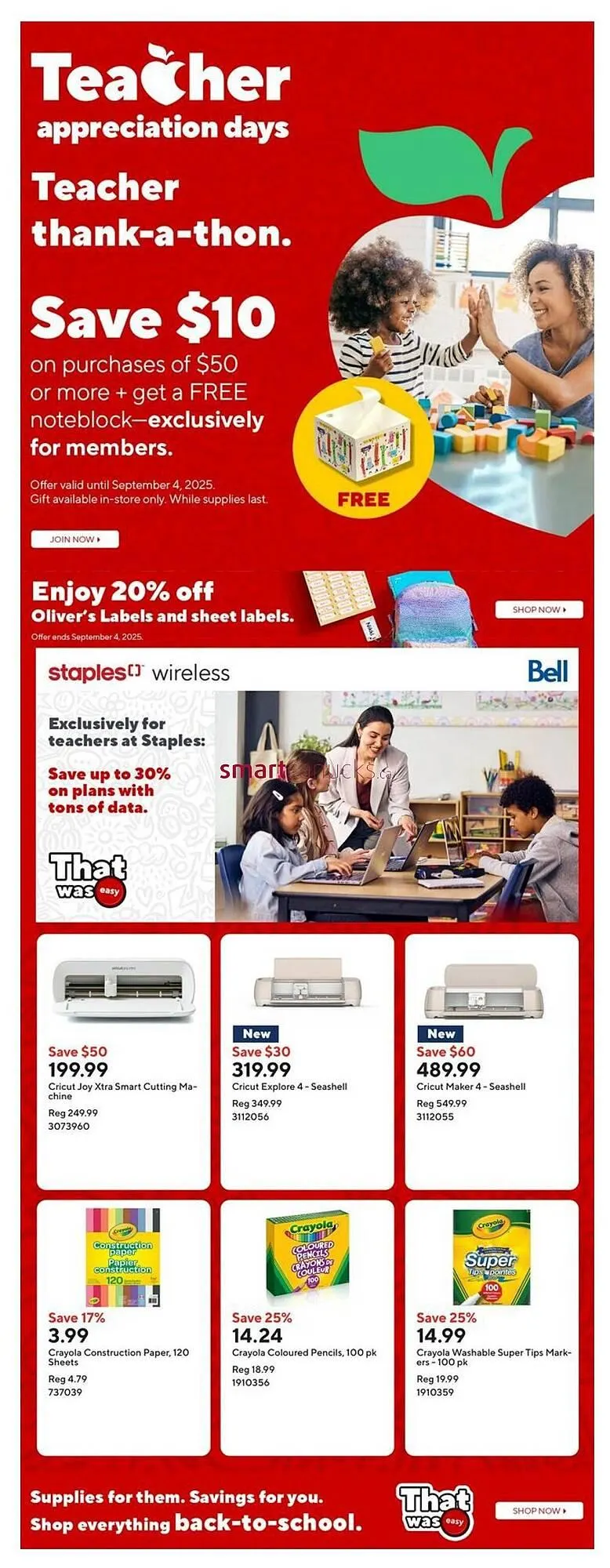 Staples flyer from August 15 to August 21 2025 - flyer page 5