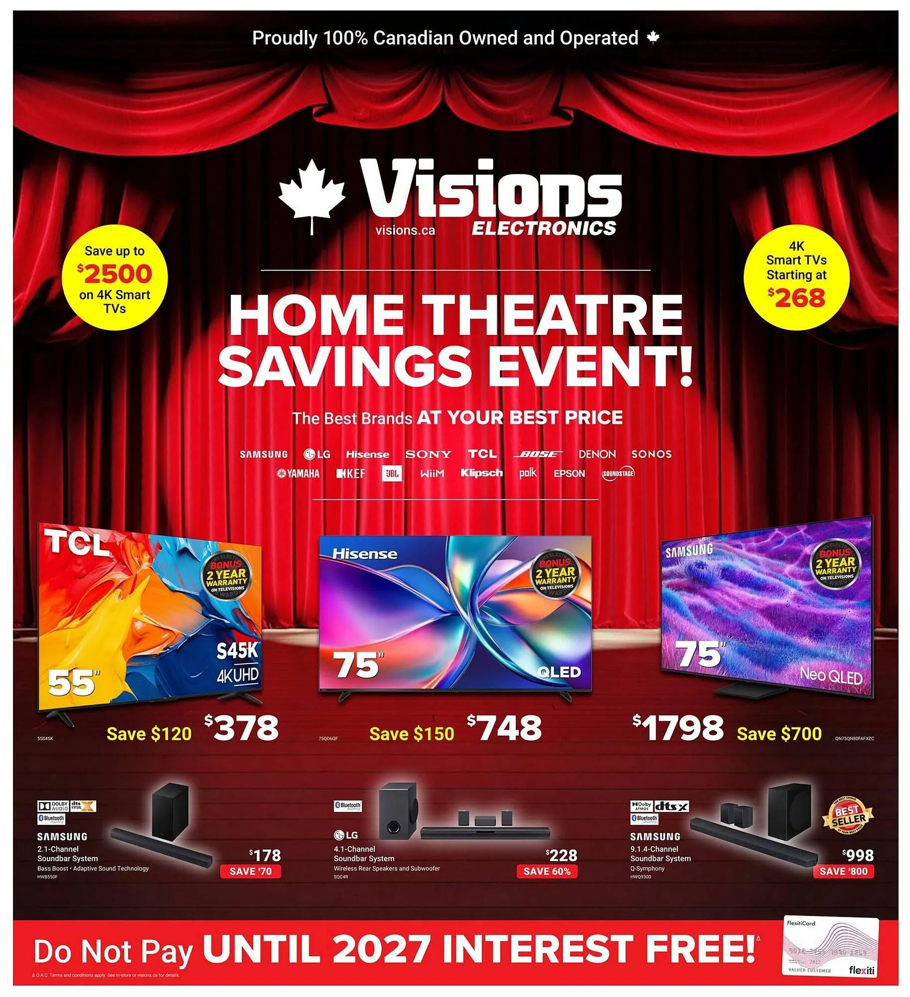 Visions Electronics flyer from October 17 to October 23 2025 - flyer page 1