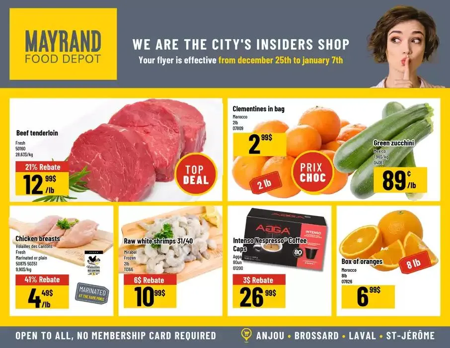 Mayrand flyer from December 28 to January 11 2025 - flyer page 1