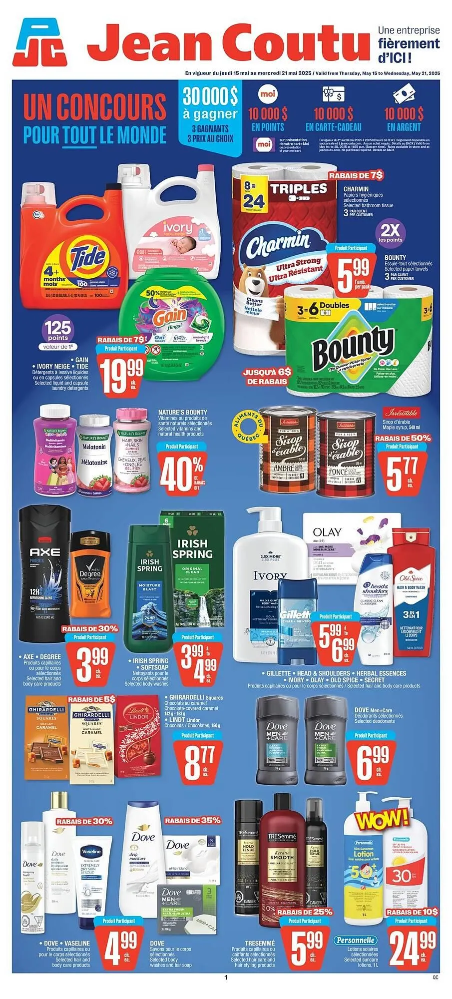 Jean Coutu flyer from May 15 to May 21 2025 - flyer page 1