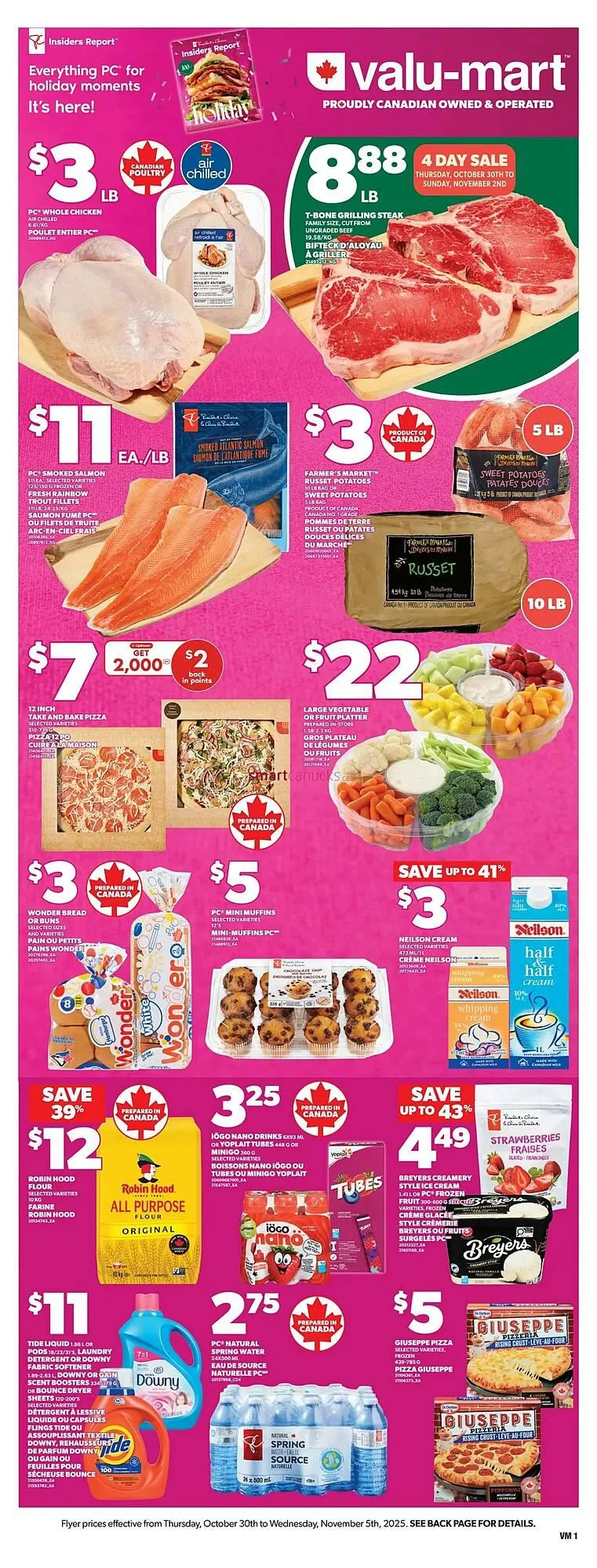 Valu-mart flyer from October 30 to November 5 2025 - flyer page 1