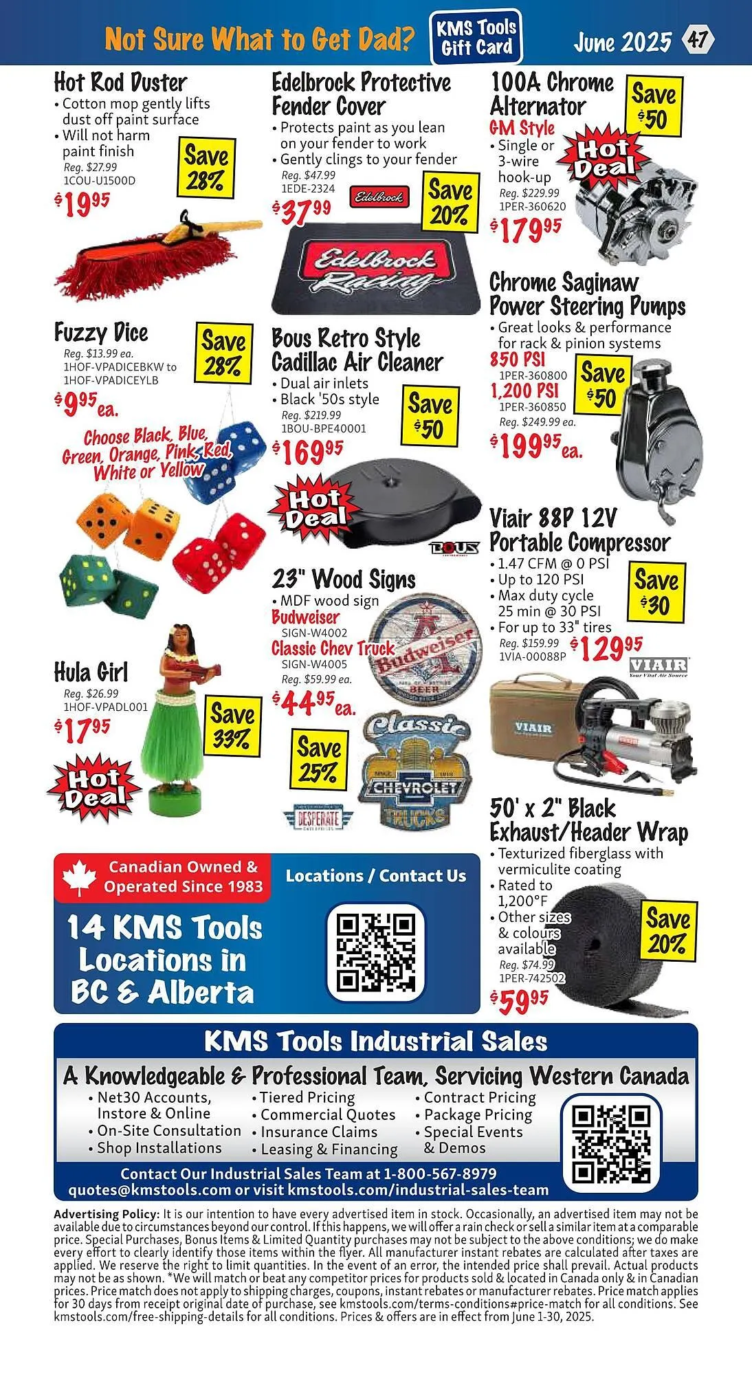 KMS Tools flyer from June 1 to June 30 2025 - flyer page 47