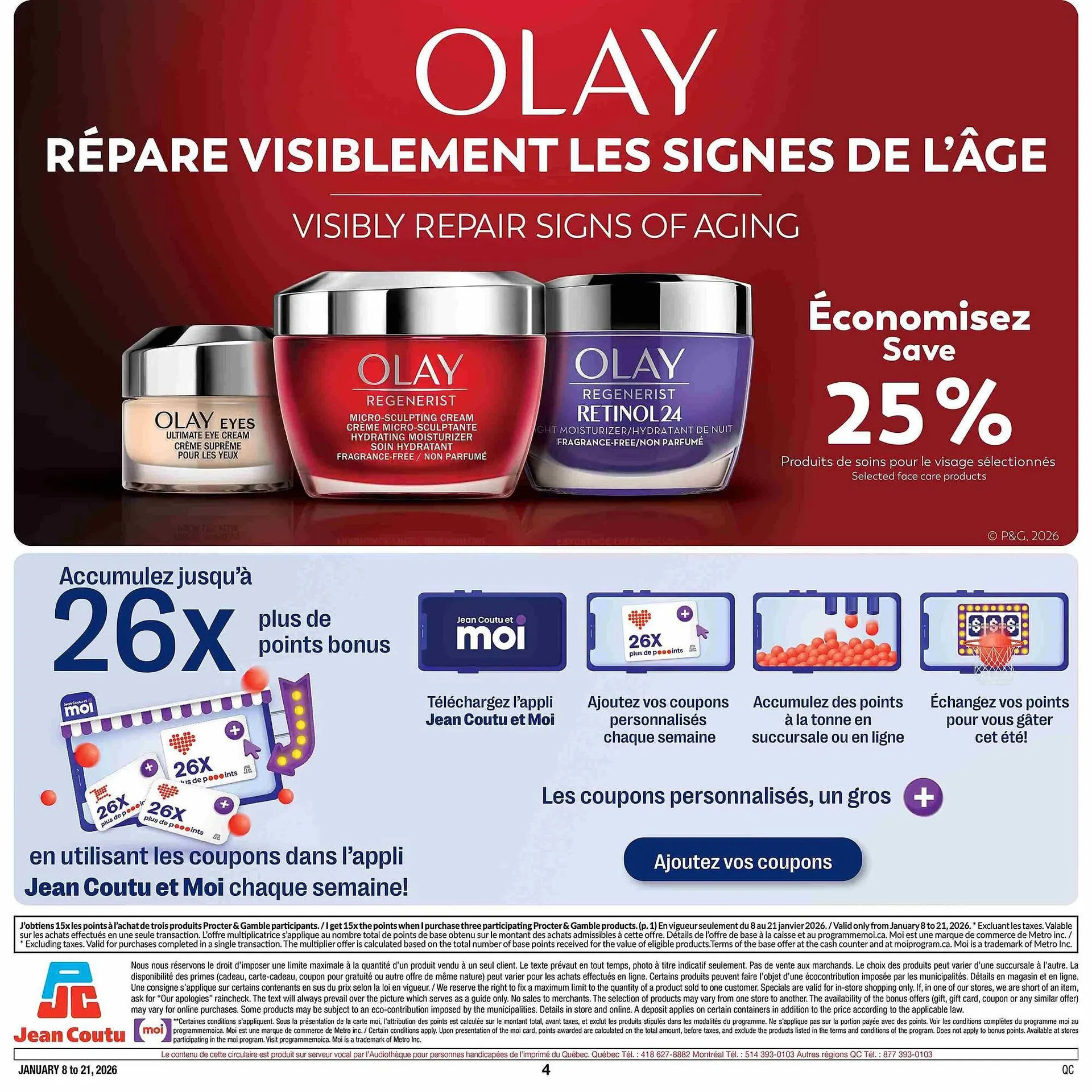 Jean Coutu flyer from January 8 to January 21 2026 - flyer page 8