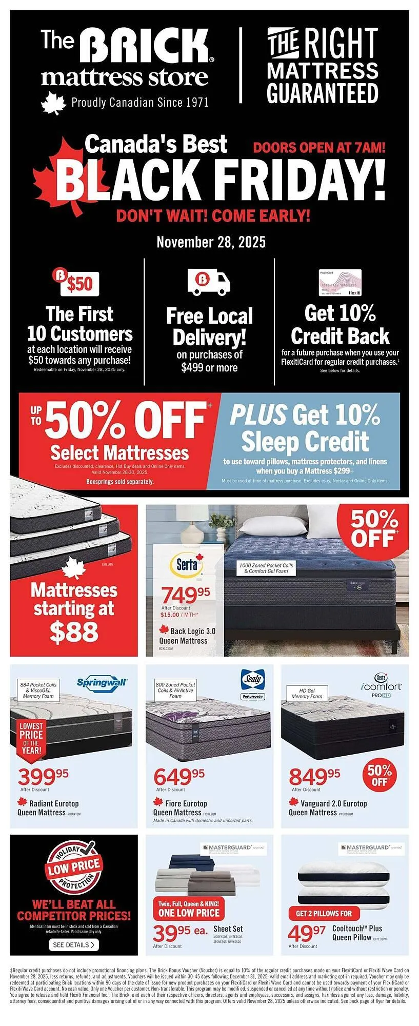 The Brick flyer from November 28 to December 1 2025 - flyer page 1