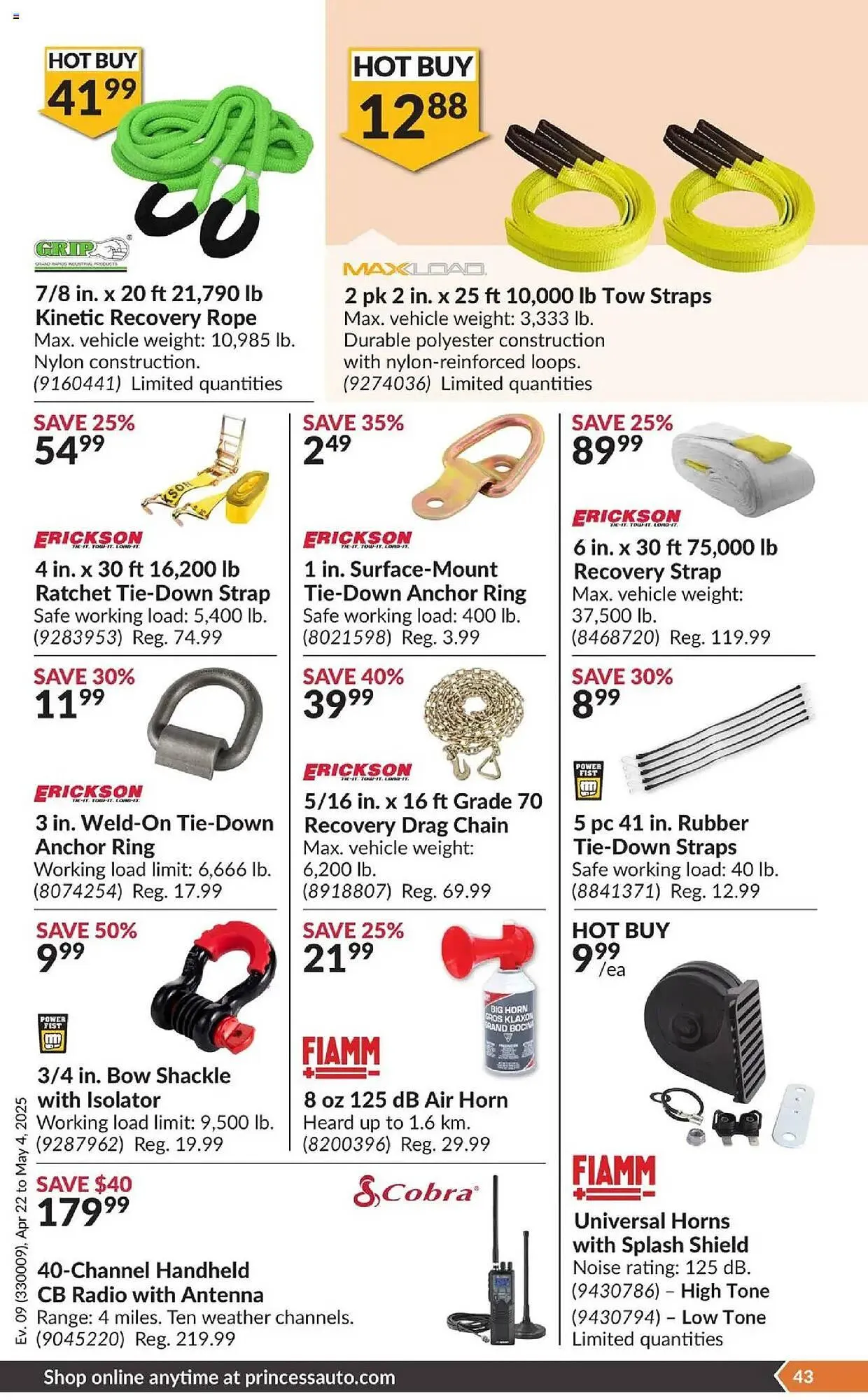 Princess Auto flyer from April 22 to May 4 2025 - flyer page 48