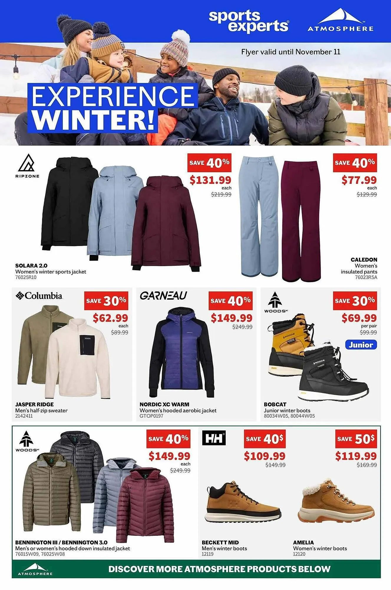 Atmosphere flyer from October 29 to November 5 2025 - flyer page 1