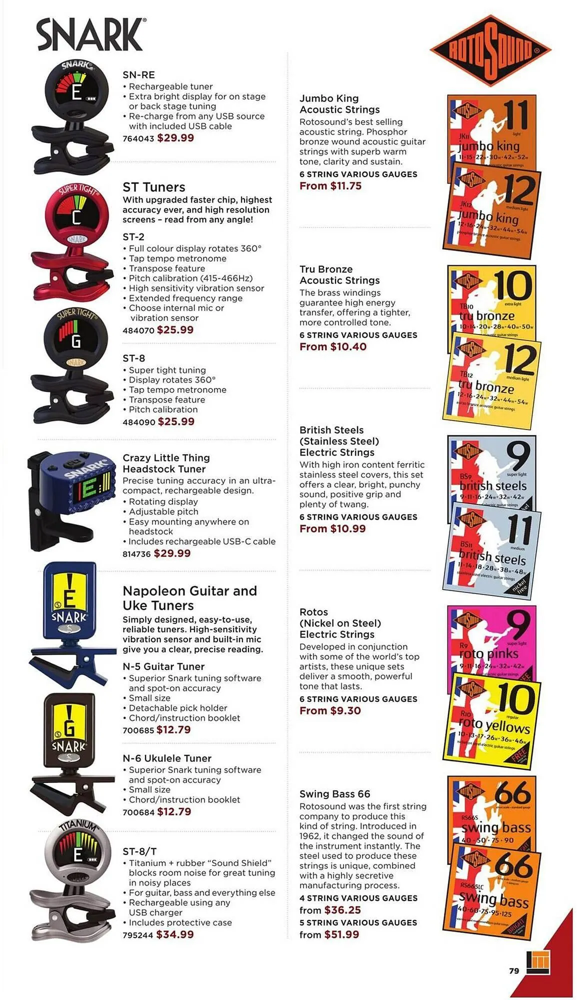 Long & McQuade flyer from November 5 to July 31 2026 - flyer page 79