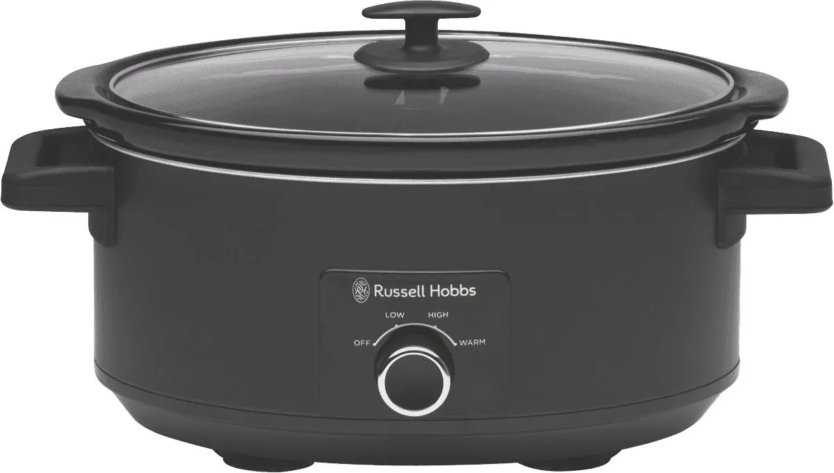 Russell Hobbs 7L Matte Black Slow Cooker