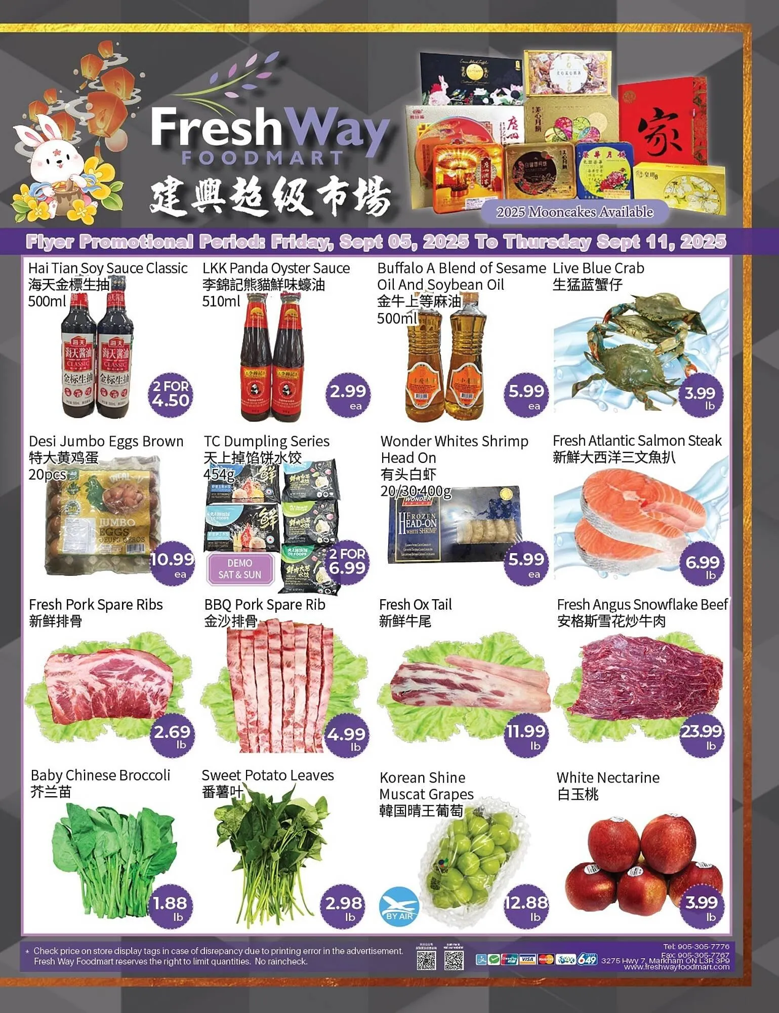 FreshWay Foodmart flyer from September 5 to September 11 2025 - flyer page 1