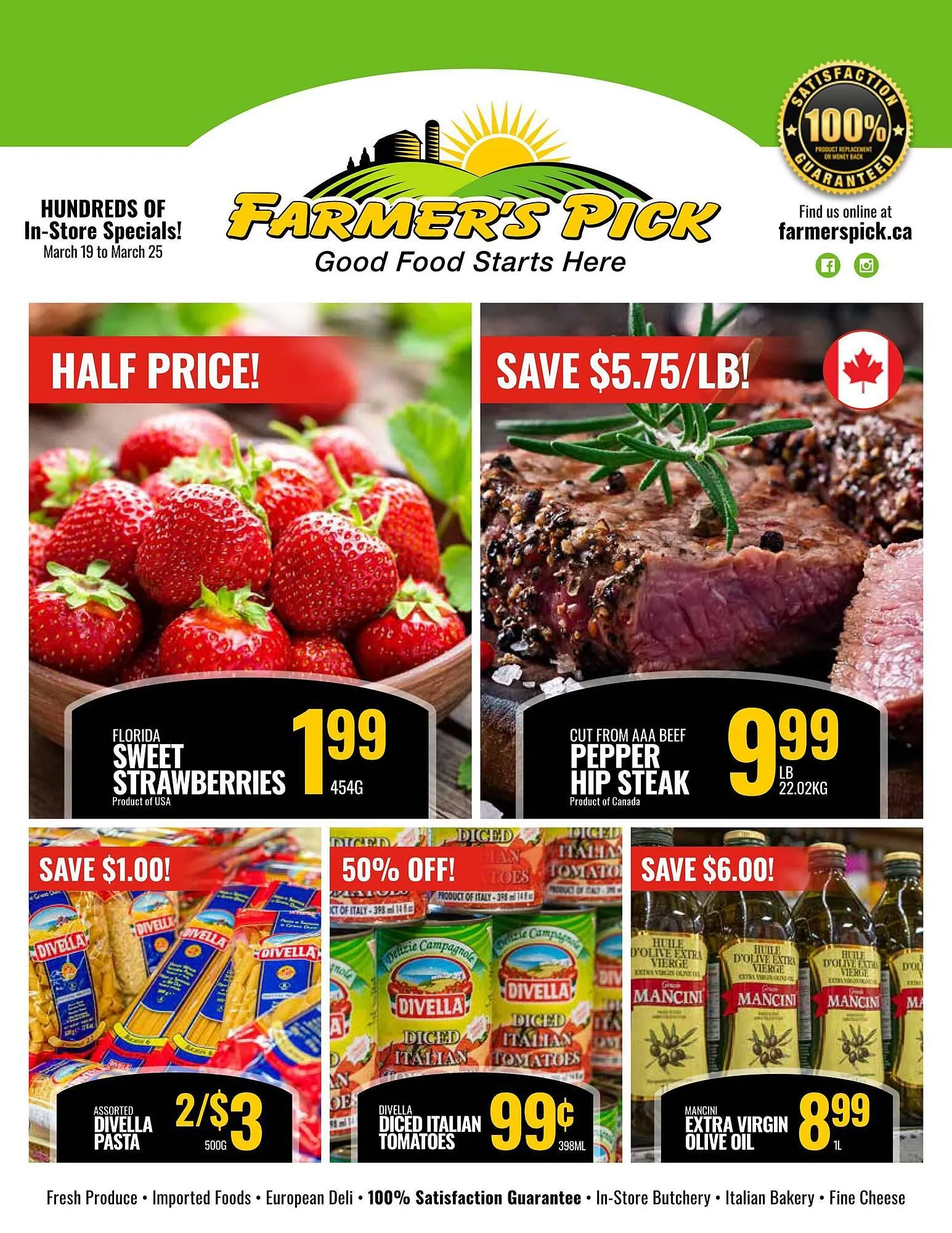 Farmer's Pick flyer from March 19 to March 25 2026 - flyer page 1